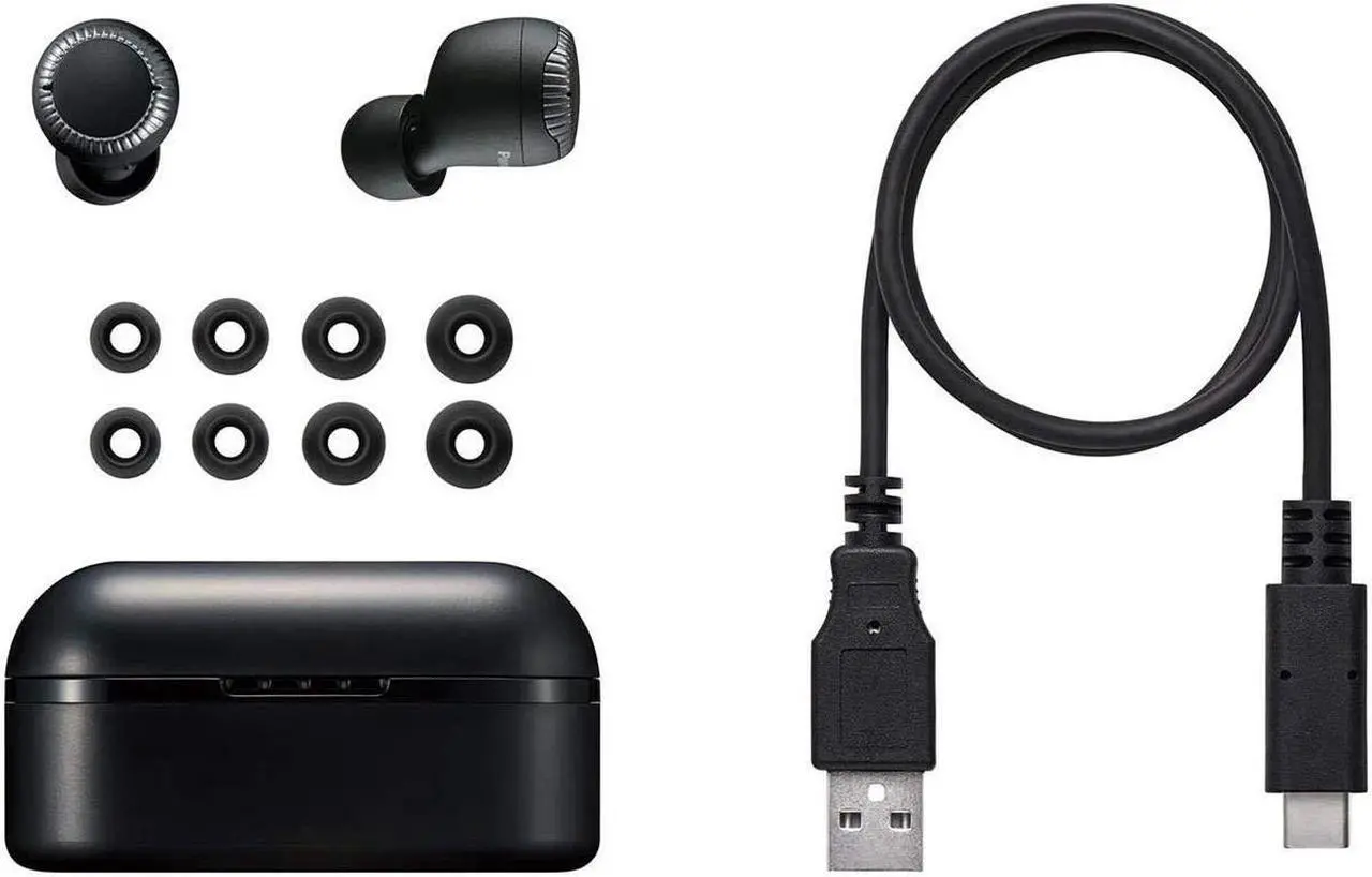 Alt view image 4 of 5 - Panasonic True Wireless Earbuds | Bluetooth Earbuds|IPX4 Water Resistant | Small, Lightweight | Long Battery Life, Alexa Compatible | RZ-S300W (Black)