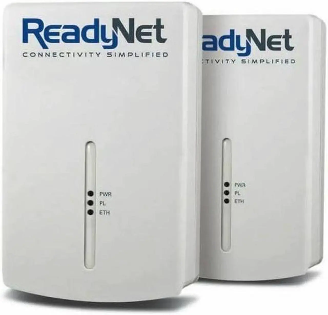 Main image of ReadyNet E200 E200K 200Mbps PLC Ethernet Over Power Plug & Play Network Adapter, Ideal for Smart TV and Gaming (2 Units)