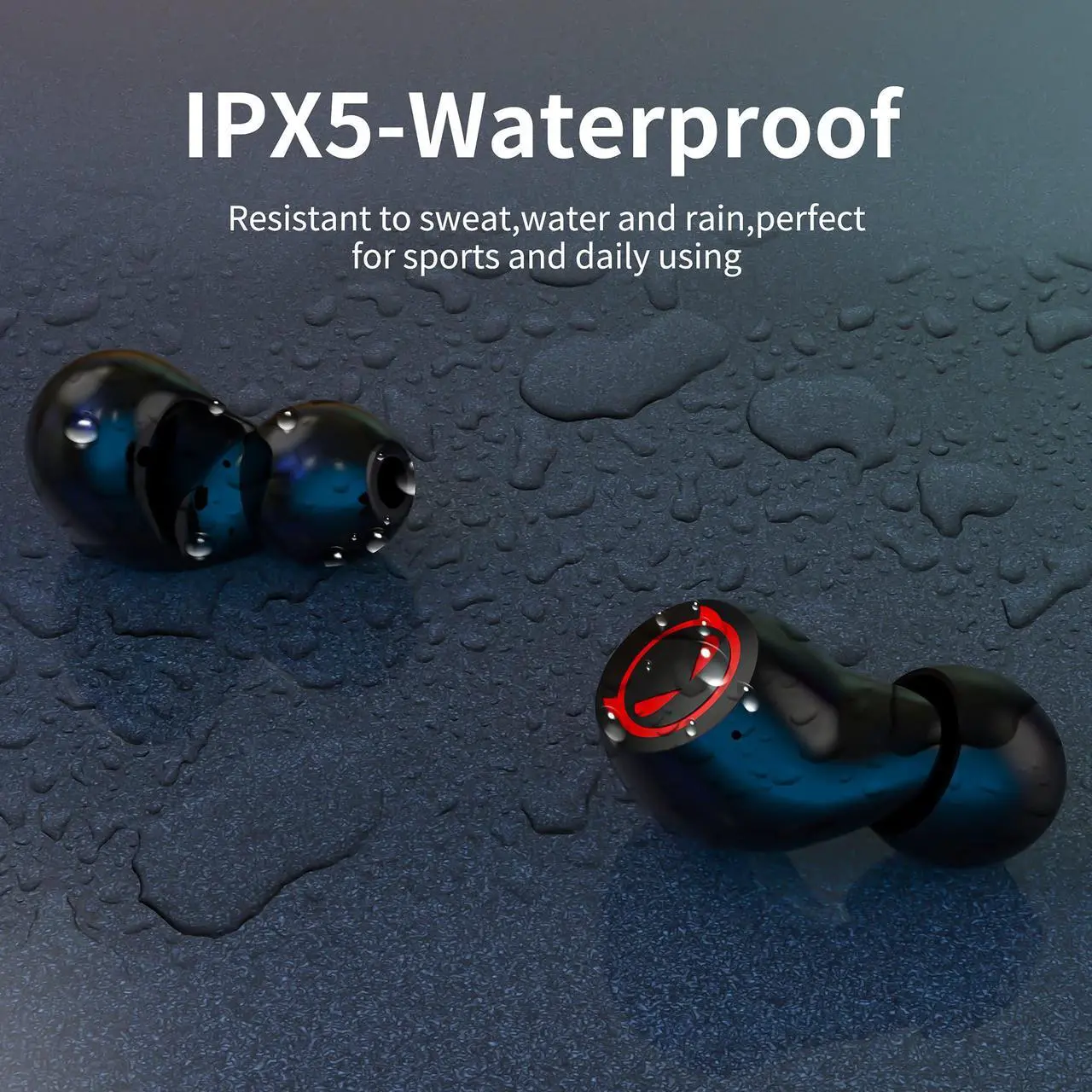Alt view image 5 of 5 - AMAFACE Ture Wireless Earbuds Gaming Bluetooth Earbuds Touch Control in-Ear Headphones with Charging Case Noise Reduction 36H Playtime Kids Earphones,No Delay Sports Earbuds