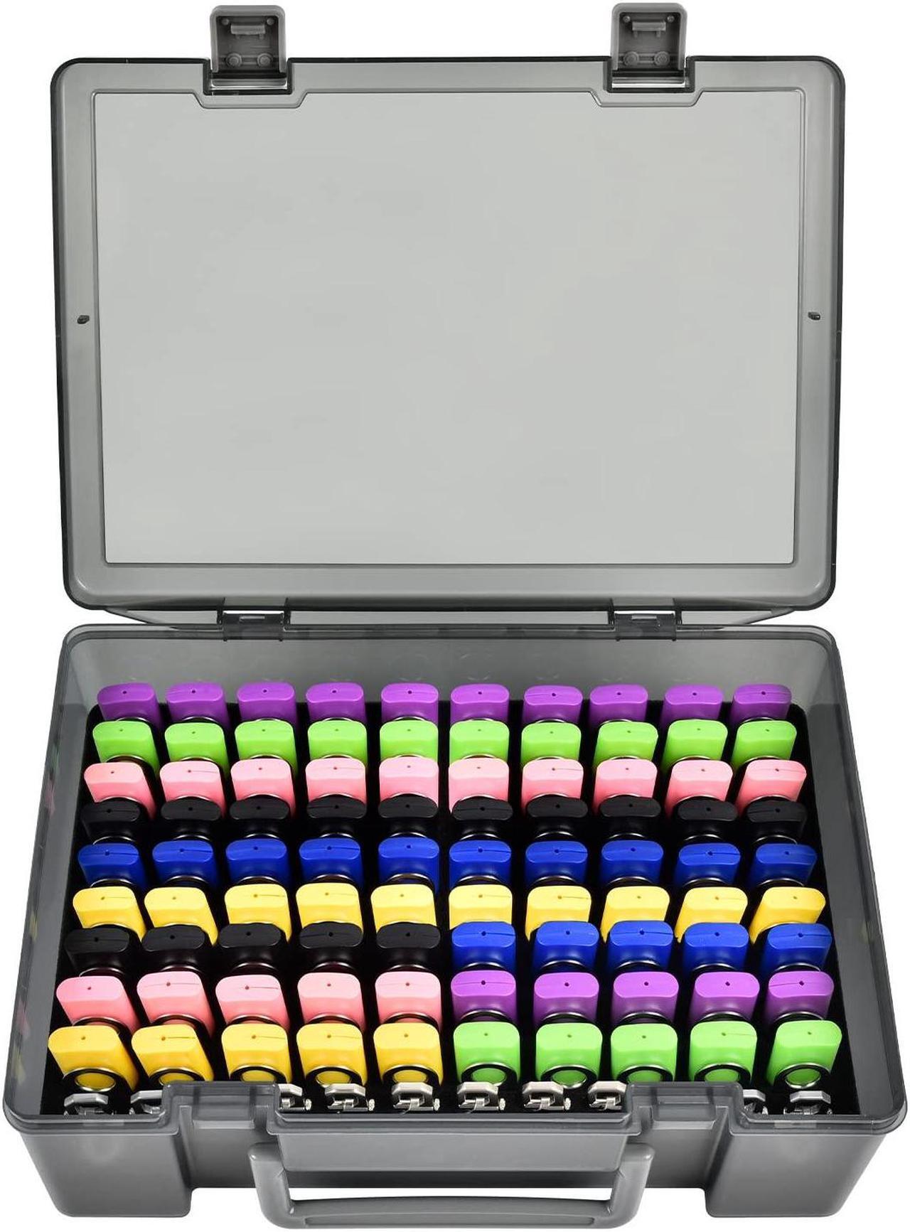 Alt view image 2 of 5 - FULLCASE Flash Drive Case USB Memory Stick SD Card Storage Organizer, Battery Storage Organizer Holder Holds 54 AA AAA Batteries