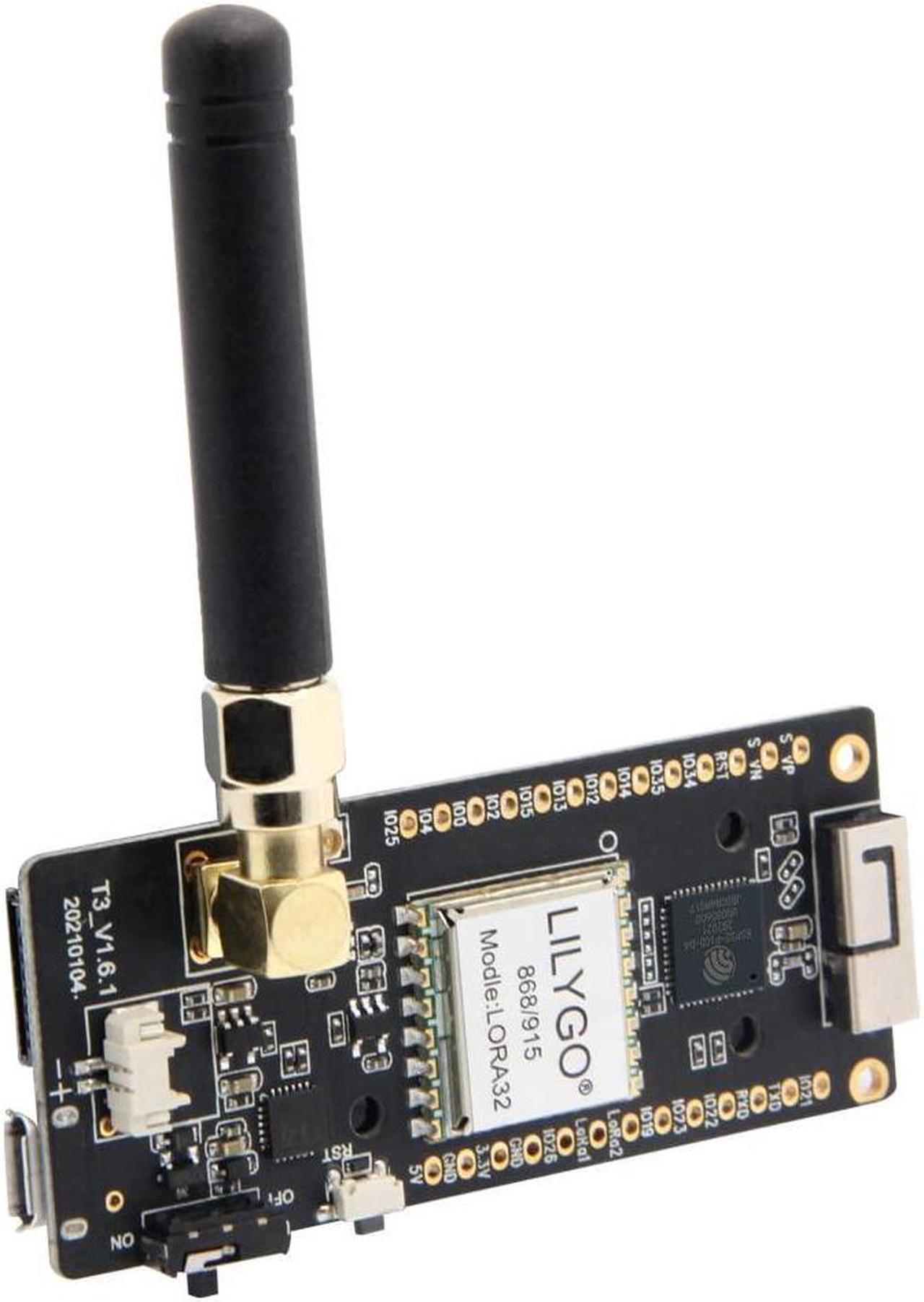 Alt view image 3 of 5 - LILYGO LoRa32 915Mhz ESP32 Development Board OLED 0.96 Inch SD Card BLE WiFi TTGO Paxcounter Module