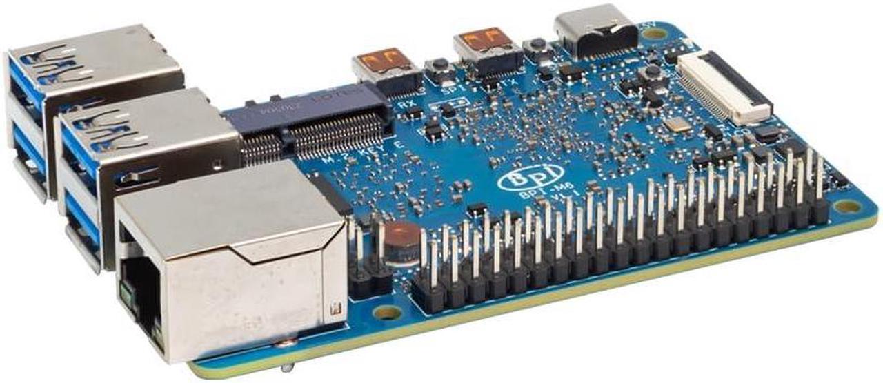 Alt view image 4 of 5 - Banana Pi BPI-M6 LPDDR4 4GB Single Board Computer with Synaptics VS680 Cortex-A73 M3 CPU 6.75Tops NPU Imagination GE9920 GPU for AI Edge computing/Media Center/Video Call Support Android Linux