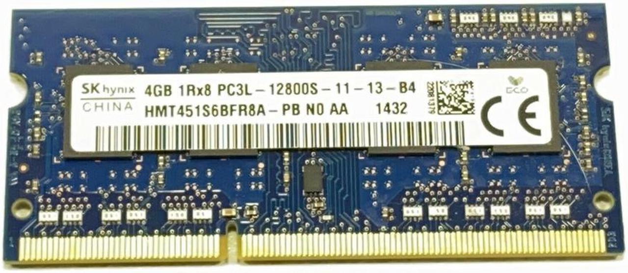 SK HYNIX 4GB 1Rx8 DDR3 PC3L-12800S-11-13-B4 Laptop Memory RAM HMT451S6BFR8A-PB