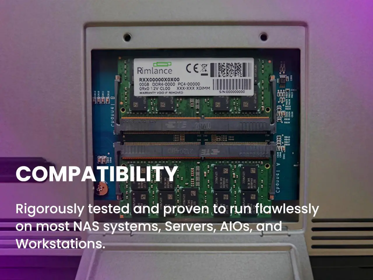 Alt view image 4 of 6 - Rimlance 64GB (2X32GB) 1.2V DDR4 2933MHz PC4-23400 ECC SODIMM 2RX8