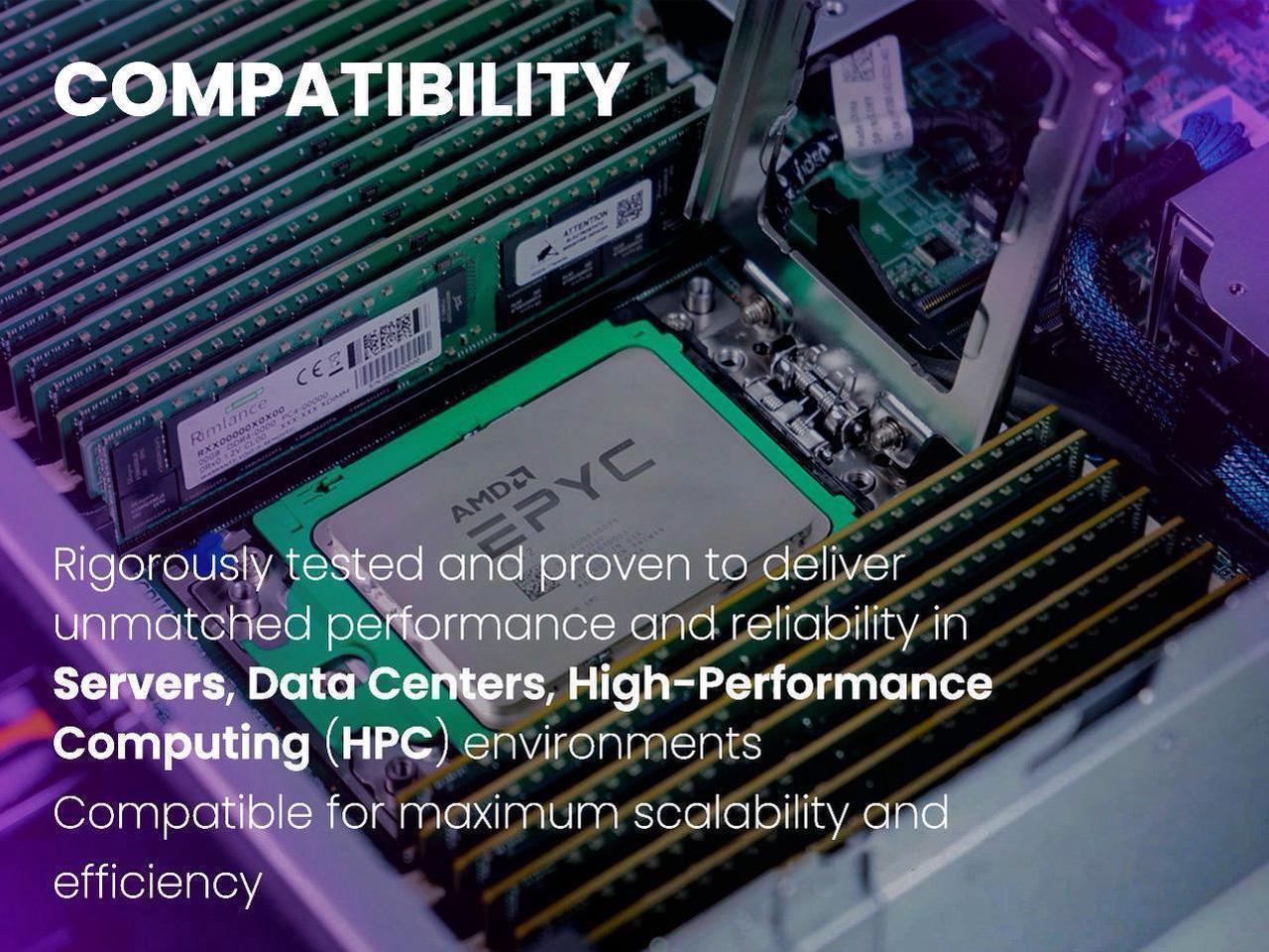 Alt view image 4 of 6 - RIMLANCE 64GB(1X64GB) DDR4 2666MHz PC4-21300 2RX4 1.2V 288-PIN ECC Registered RDIMM Server Memory