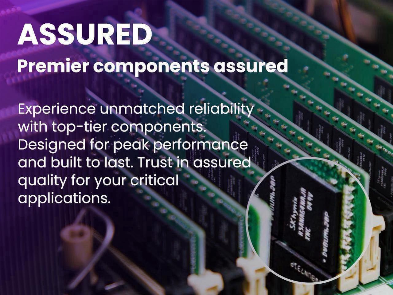 Alt view image 5 of 6 - RIMLANCE 64GB(1X64GB) DDR4 2666MHz PC4-21300 2RX4 1.2V 288-PIN ECC Registered RDIMM Server Memory