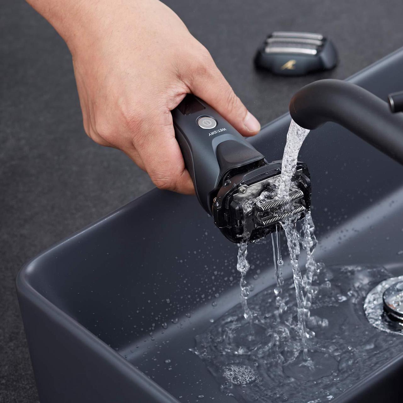 Alt view image 3 of 12 - Panasonic Electric Razor for Men | Electric Shaver ARC5 |Wet Dry Shaver Men | Cordless Razor | Shaver with Pop-Up Trimmer|16-D Flexible Pivoting Head & Intelligent Shaving Sensor ES-LV67-K, Black