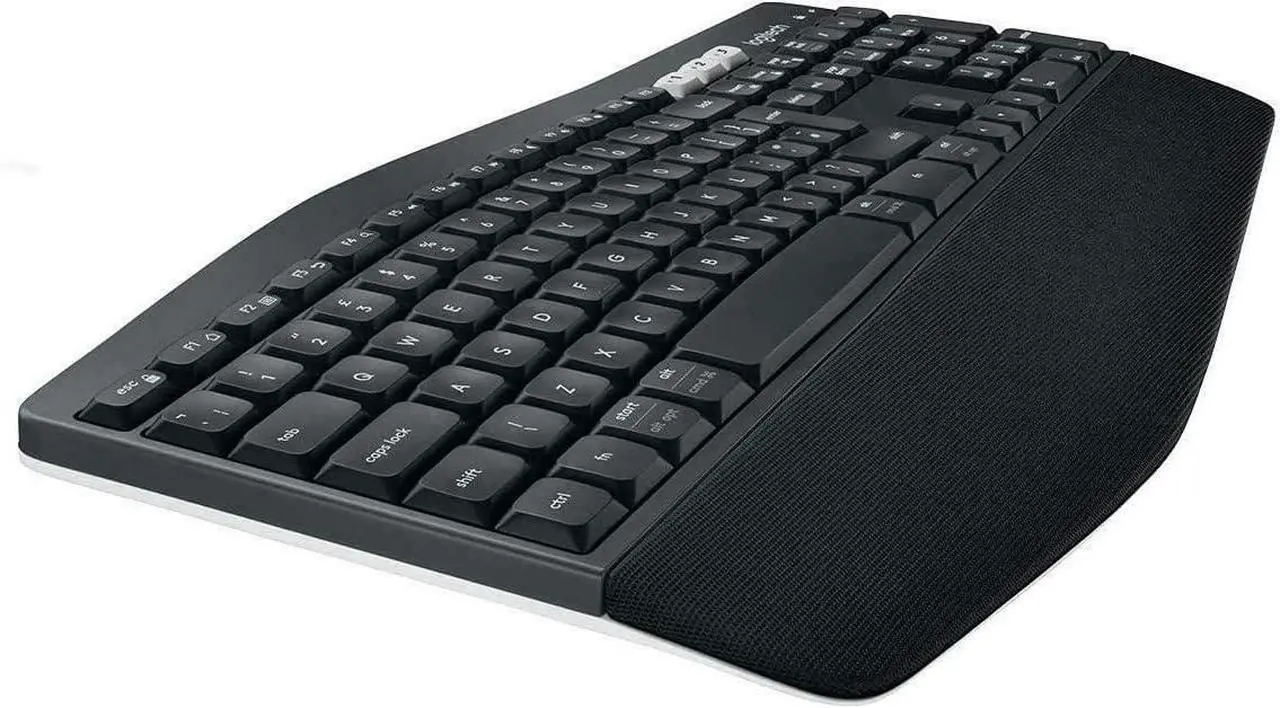 Alt view image 2 of 3 - Logitech K850 Wireless Bluetooth Keyboard PC Mac Chrome KEYBOARD ONLY