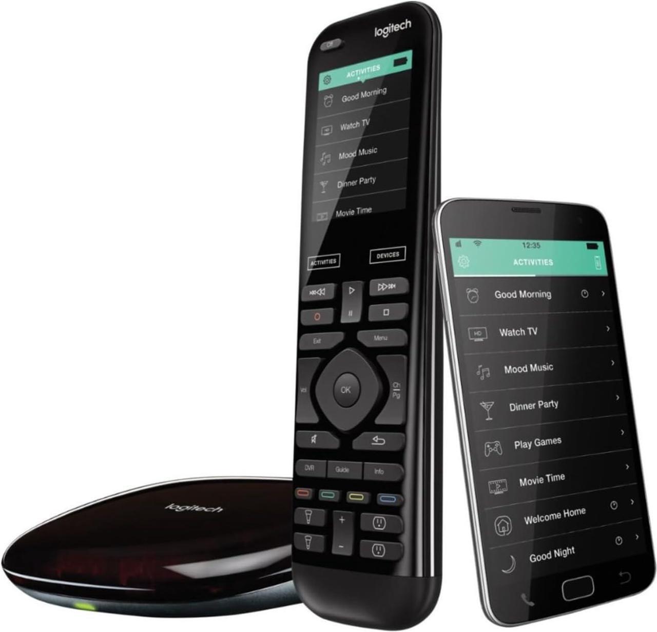 Main image of Genuine Logitech Remote Control and Smart Hub (Harmony Elite, 915-000256, Black)