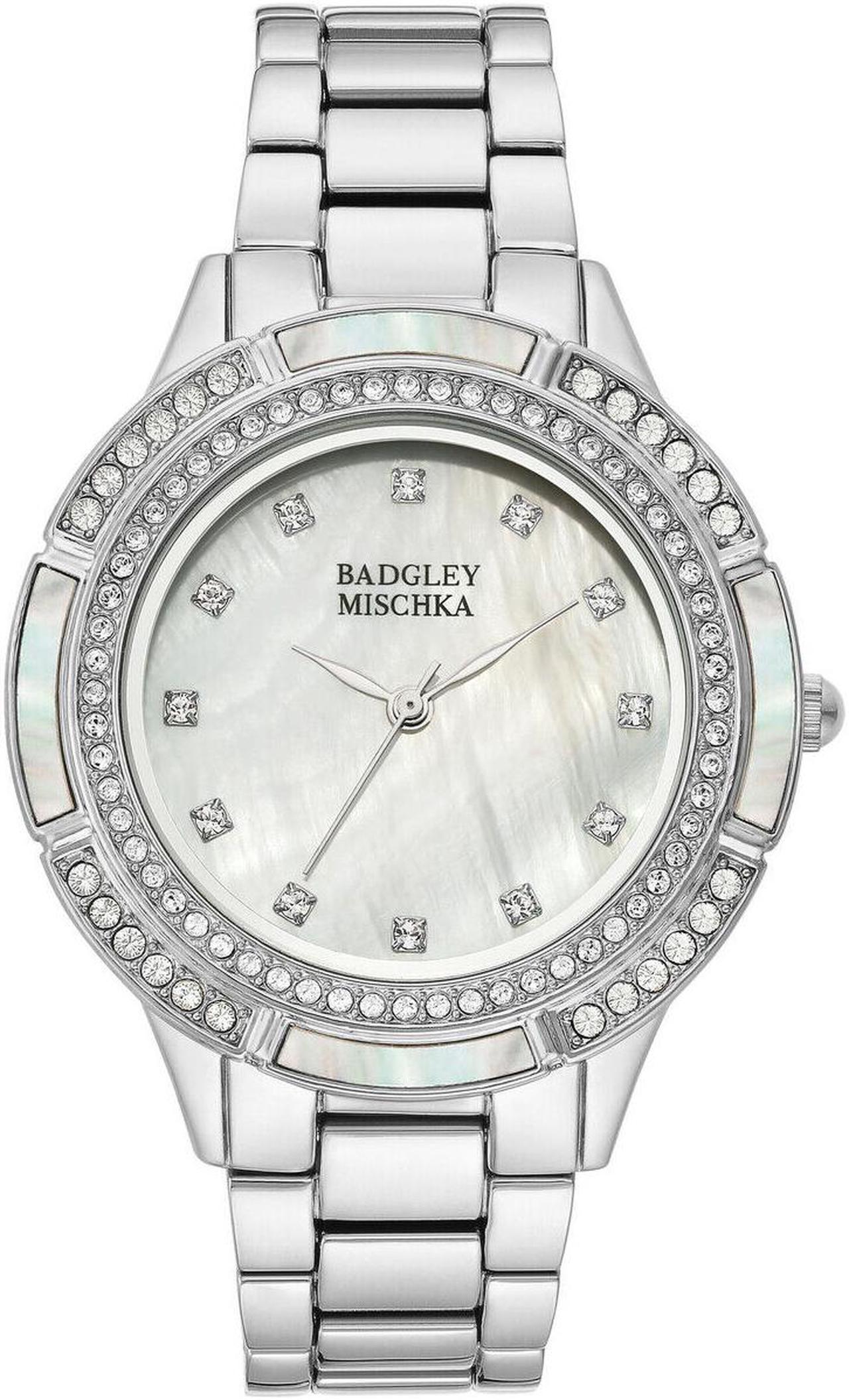 Alt view image 2 of 3 - Badgley Mischka Women's Swarovski Crystals Accented Watch BA/1413MPSV
