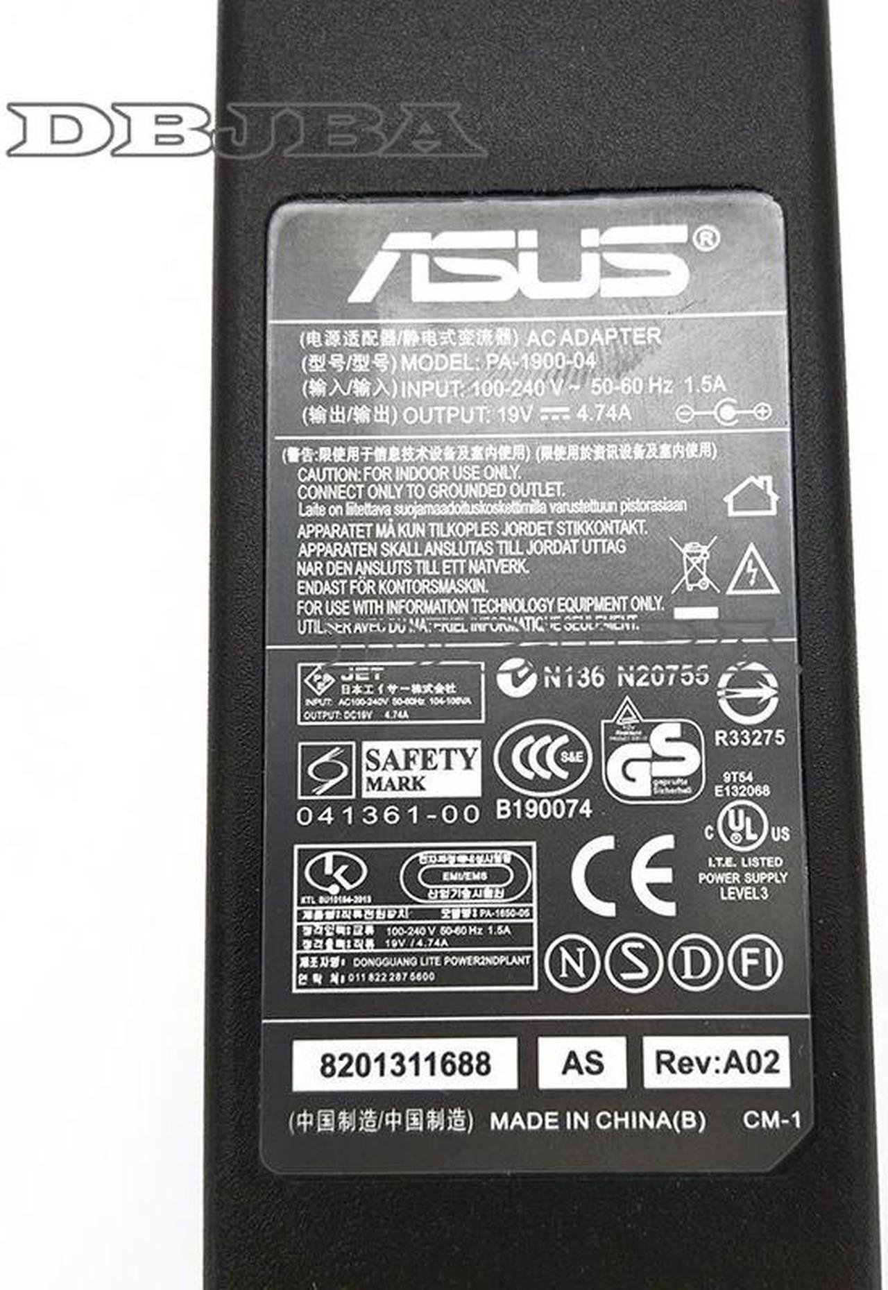 Alt view image 3 of 5 - DBTLAP AC Adapter For Asus M70 M70S M70Sa M70Vm M70Vn K43SE K43SJ