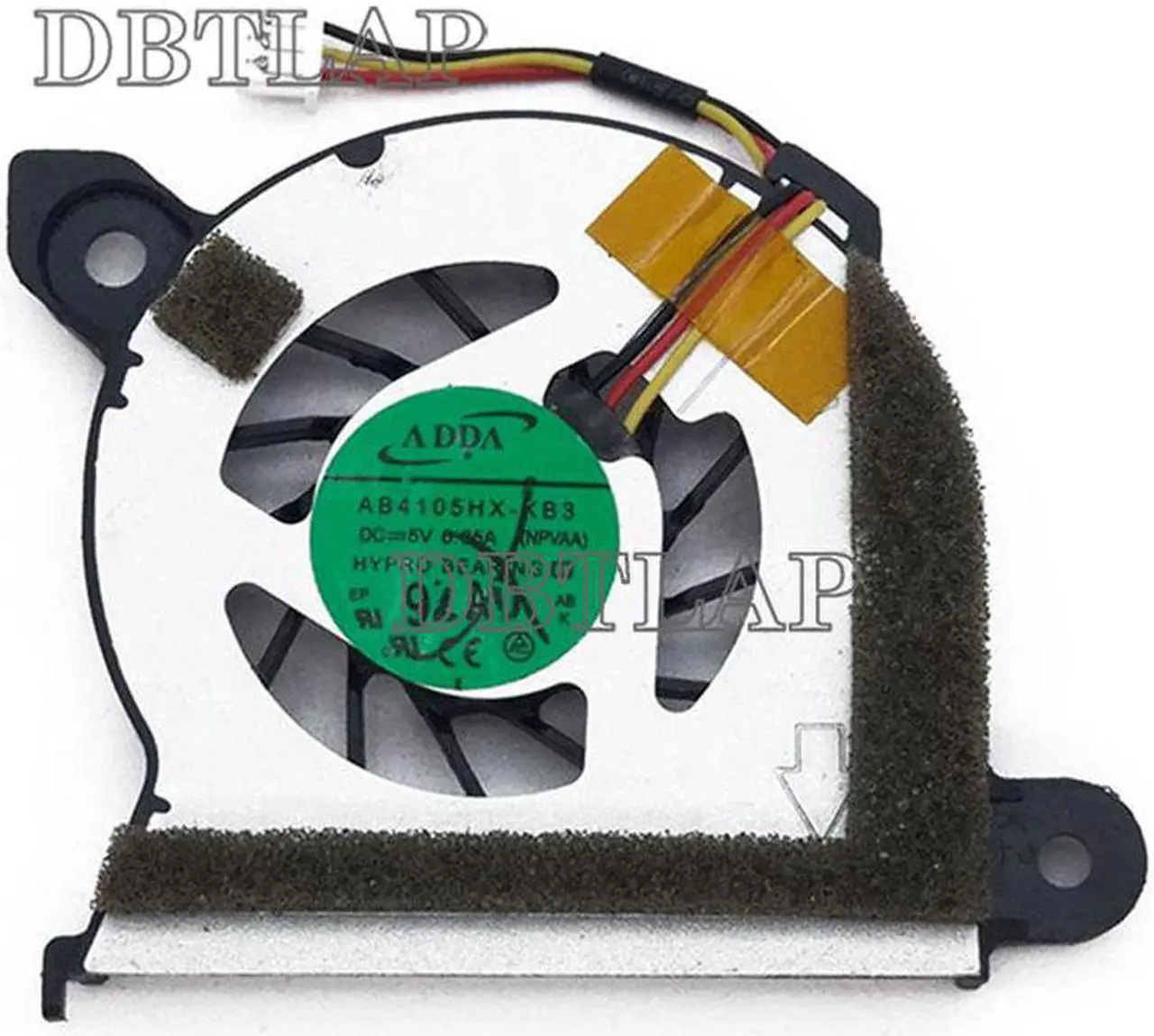 Main image of Laptop CPU Fan Compatible for Toshiba NB300 NB305 Notebook Laptop Cooler Fan AB4105HX-KB3 heatsink Q