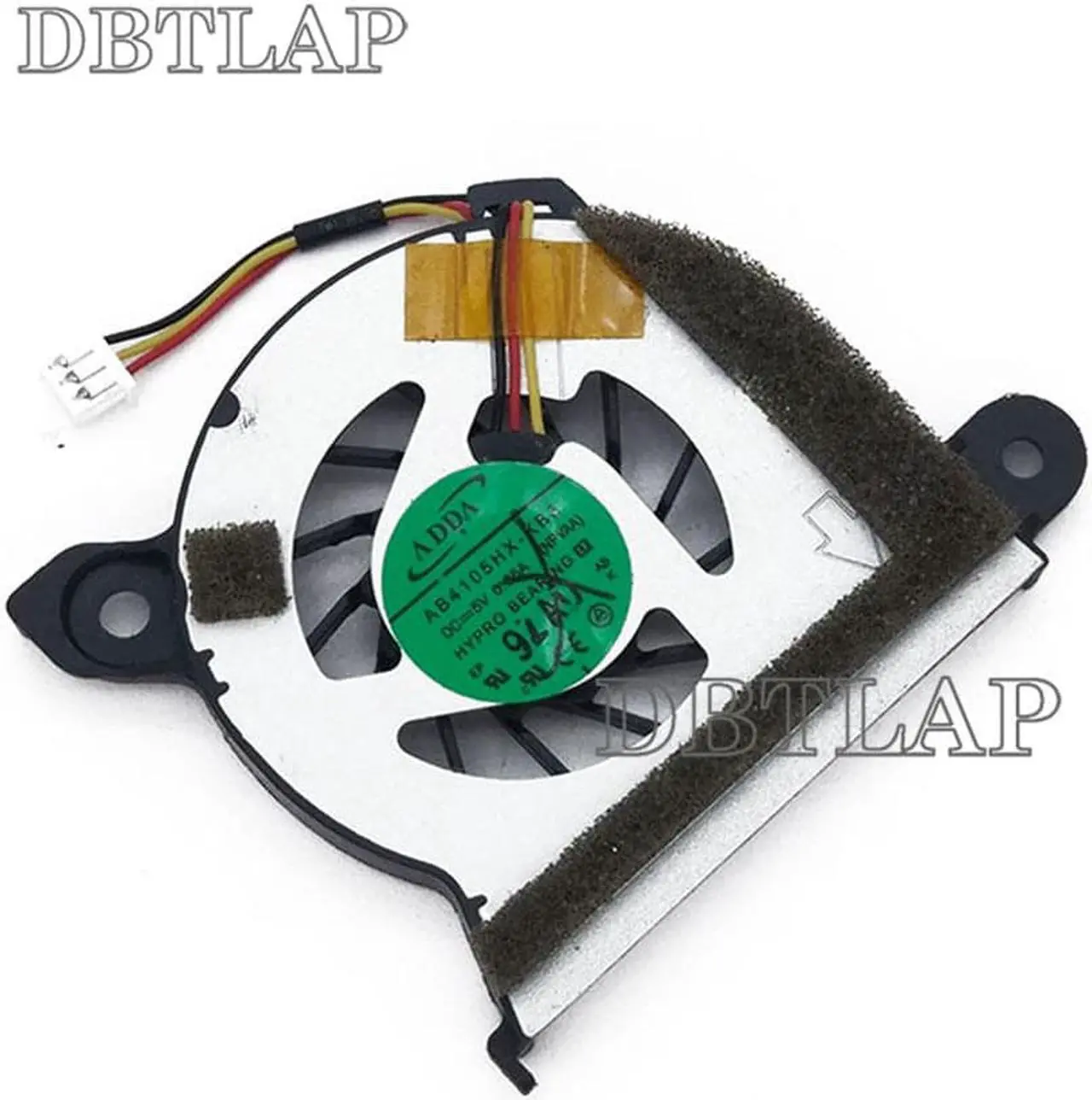 Alt view image 3 of 5 - Laptop CPU Fan Compatible for Toshiba NB300 NB305 Notebook Laptop Cooler Fan AB4105HX-KB3 heatsink Q