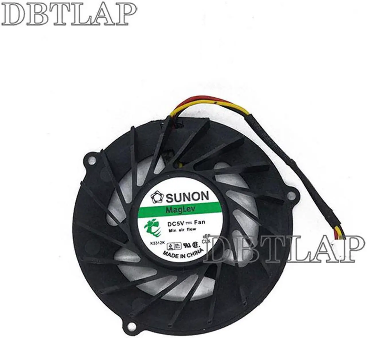 Alt view image 3 of 6 - Laptop CPU Fan Compatible for Acer Aspire 4930 4930G Serie AD5805HX-ED3 YAM3 3 pin Notebook heatsink CPU Cooler Fan