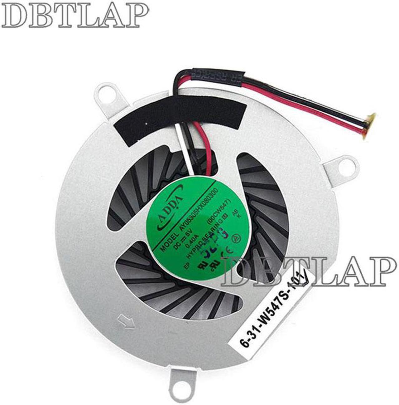 Alt view image 2 of 6 - New CPU Cooling Fan for ADDA AY05305HX080300 for Clevo 6-31-W547S-100 6-31-W547S-101 W547S Laptop Fan