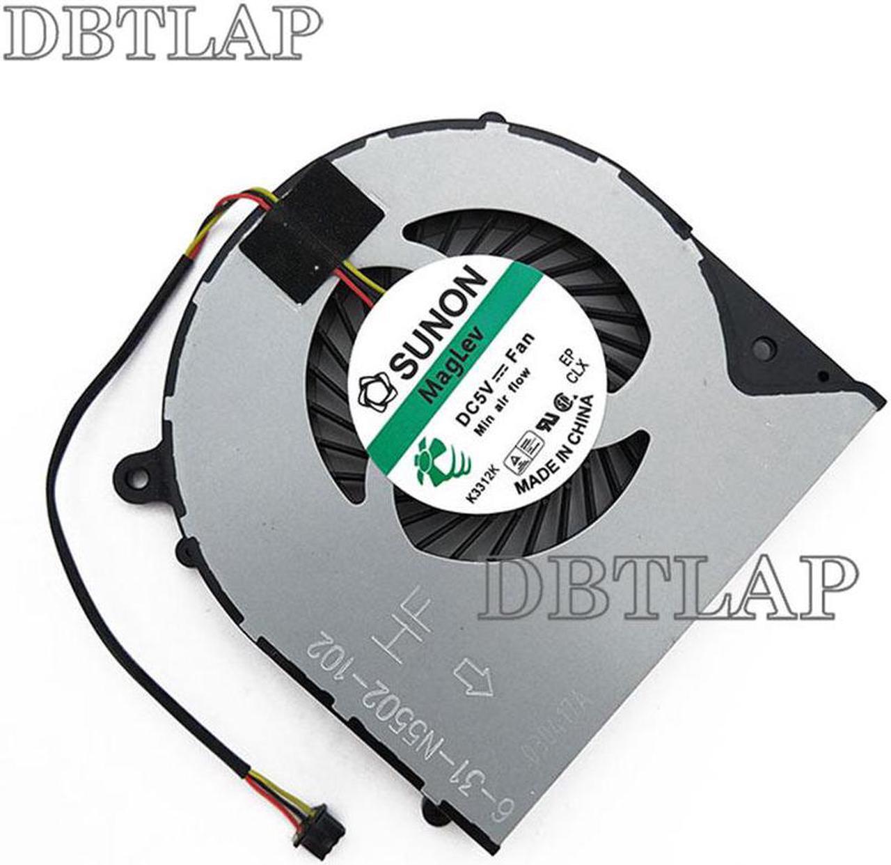 Alt view image 5 of 6 - New CPU Fan for Clevo W350DW F57 m510D1 F57 F57-D1 F57-D5R D1 D1T D2 D3 D2R 6-31-N5502-102 CPU Cooling Fan DFS551205WQ0T FH22