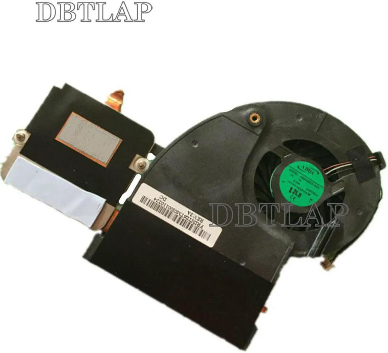 Alt view image 2 of 6 - Laptop CPU Cooling Fan with Heatsink for Toshiba Qosmio X500 X505 X505-Q870 X505-Q880 X505-Q887 X505-Q888 ADDA AB9005HX-DD3 5V 0.50A