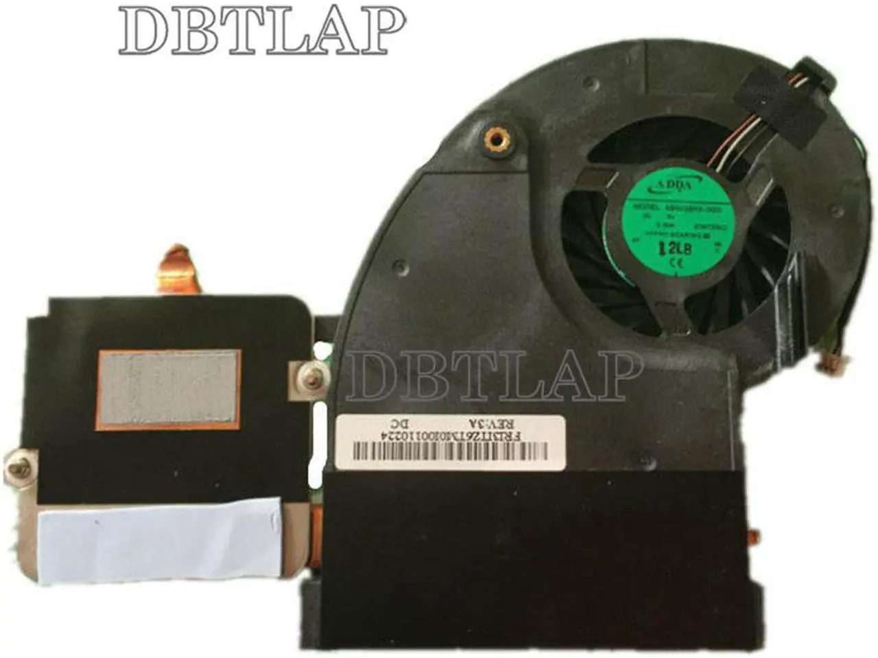 Main image of Laptop CPU Cooling Fan with Heatsink for Toshiba Qosmio X500 X505 X505-Q870 X505-Q880 X505-Q887 X505-Q888 ADDA AB9005HX-DD3 5V 0.50A