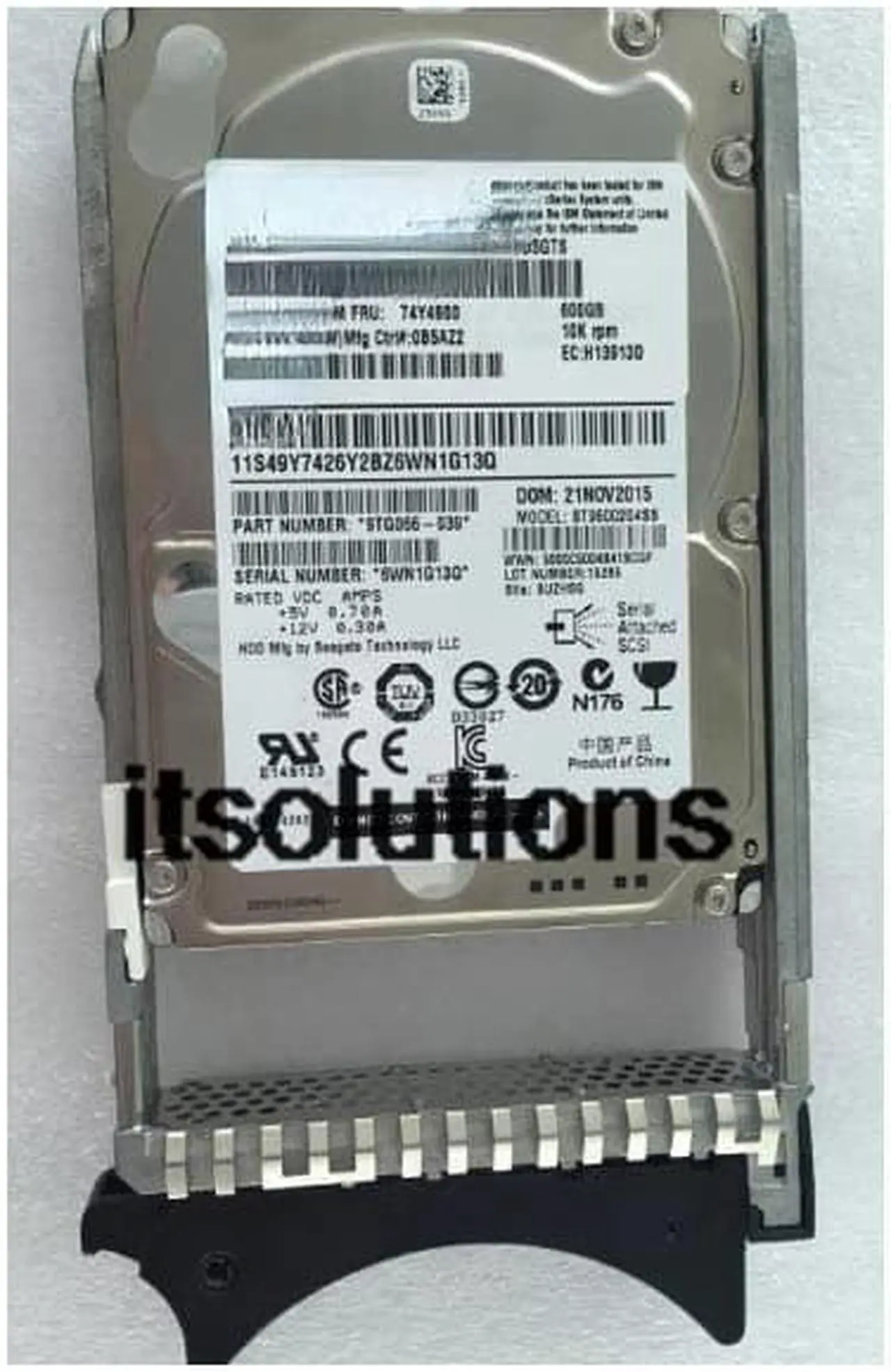 Main image of For IBM 74Y4891 74Y4900 1790 600G 10K 2.5 SAS P7 Series Small Form Factor Hard Drives