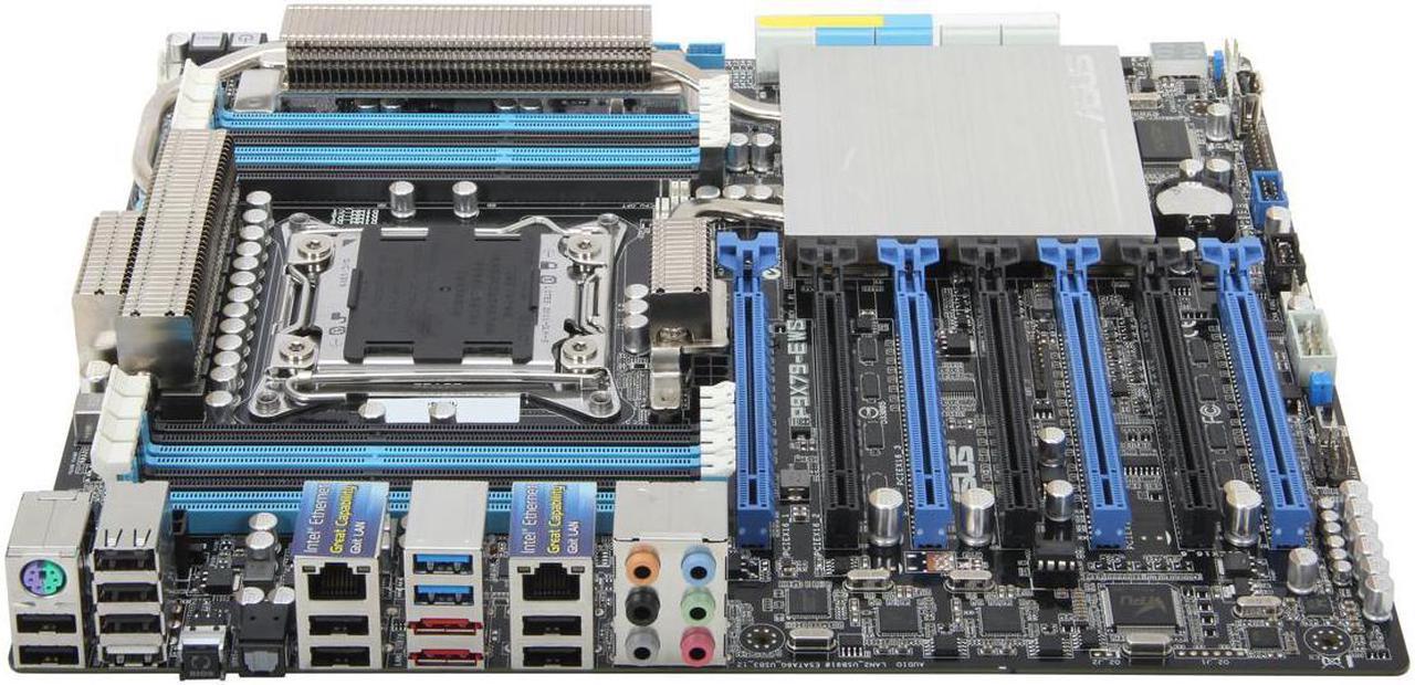 Main image of For ASUS P9X79-E WS LGA 2011 Intel X79 SATA 6Gb/s USB 3.0 SSI CEB Intel Motherboard text working