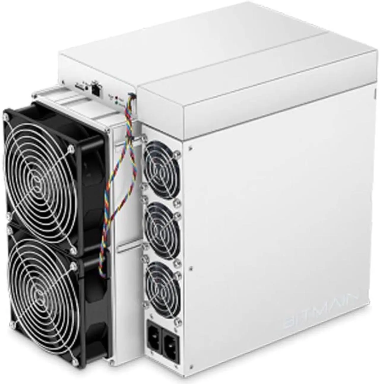 Alt view image 2 of 2 - Bitmain Antminer S19 100T ASIC Bitcoin Miner with PSU
