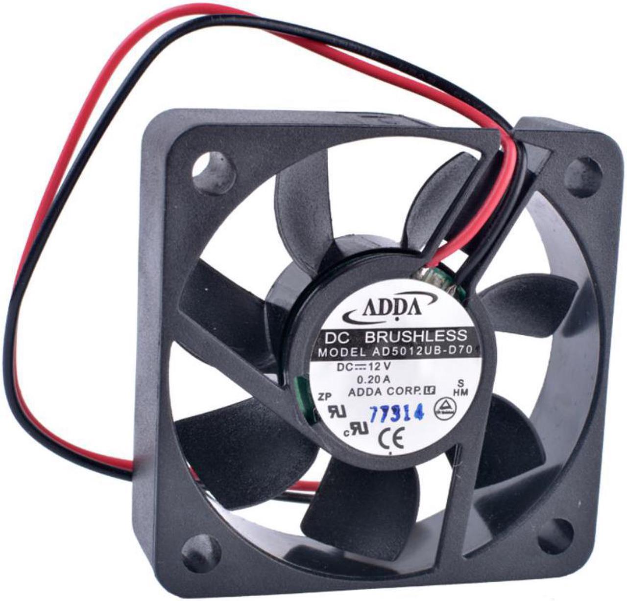 AD5012UB-D70  COOLING REVOLUTION 5015  50mm fan 50x50x15mm 12V 0.2a double ball bearing 5cm electric car charger fan