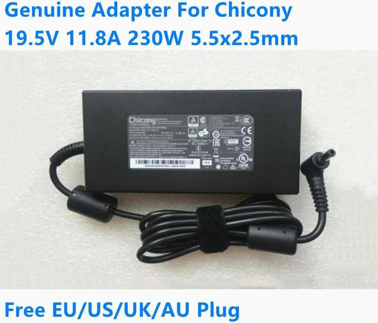 OIAGLH 19.5V 11.8A 230W 5.5x2.5mm Chicony A17-230P1A A230A015P Power Supply AC Adapter For Laptop Charger