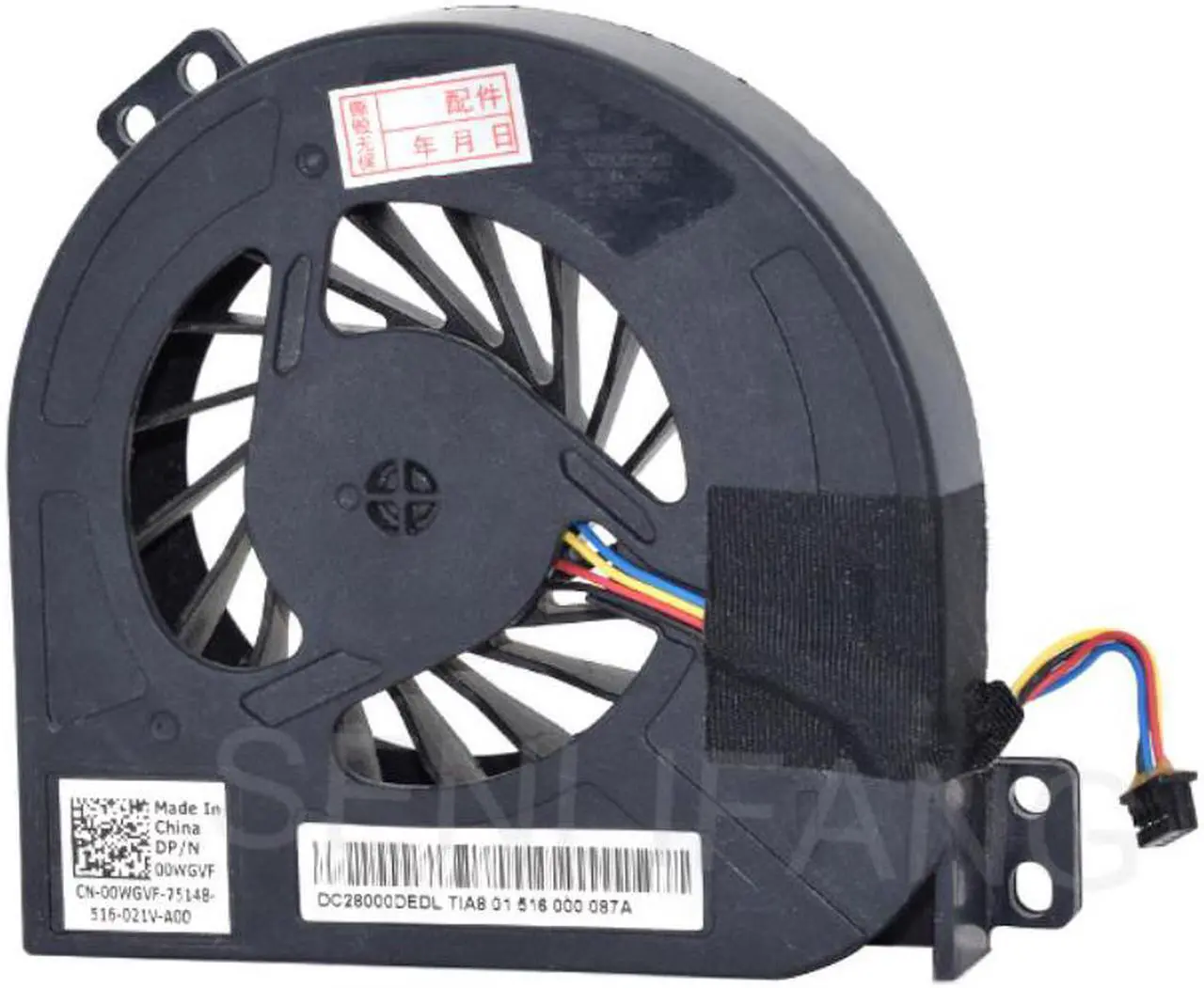 Main image of For DELL Precision M4800 CPU Laptop Cooling Fan 00WGVF CN-00WGVF DC28000DEDL DC5V 0.45A