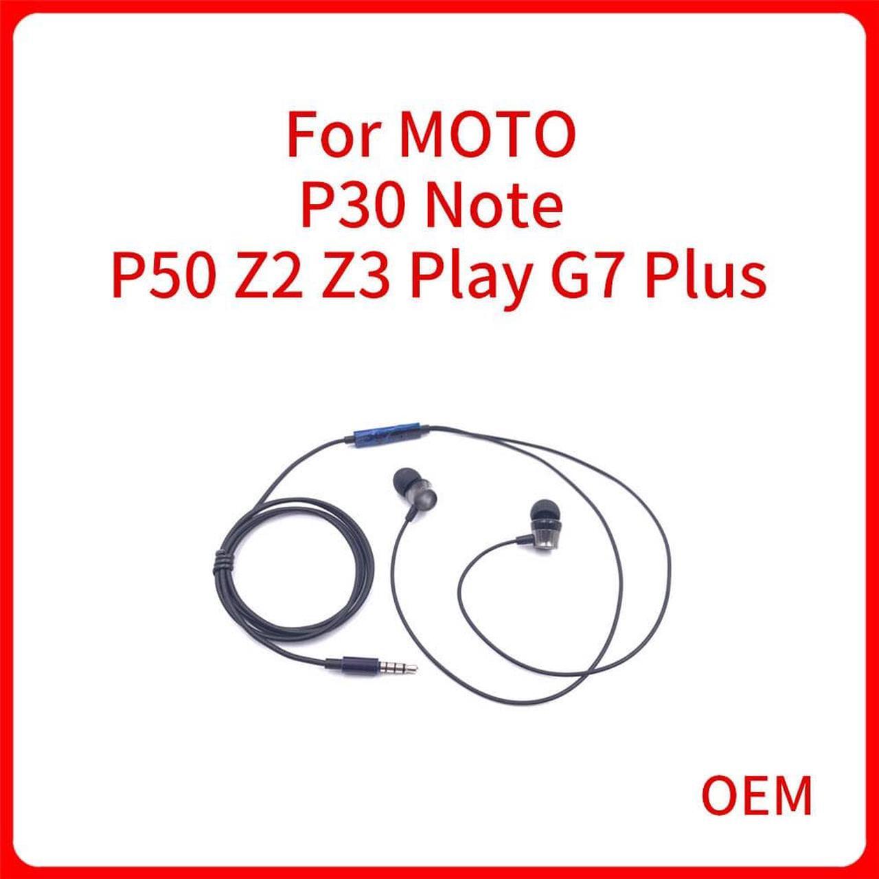 Main image of OEM For MOTO P30 Note P50 Z2 Z3 Play G7 Plus In-Ear Sports Wired Remote Control Earphone For Motorola