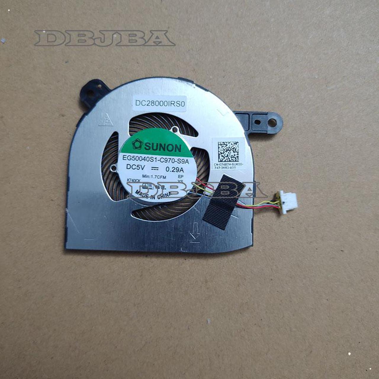 Main image of DBTLAP New for Dell Latitude 5285 CPU Cooling fan EG50040S1-C970-S9A