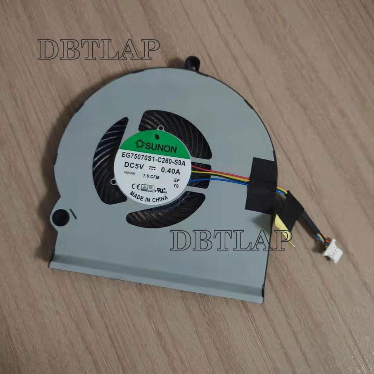 DBTLAP For SUNON EG75070S1-C260-S9A DC5V 0.4A Notebook 4-Wire Blower Cooling Fan