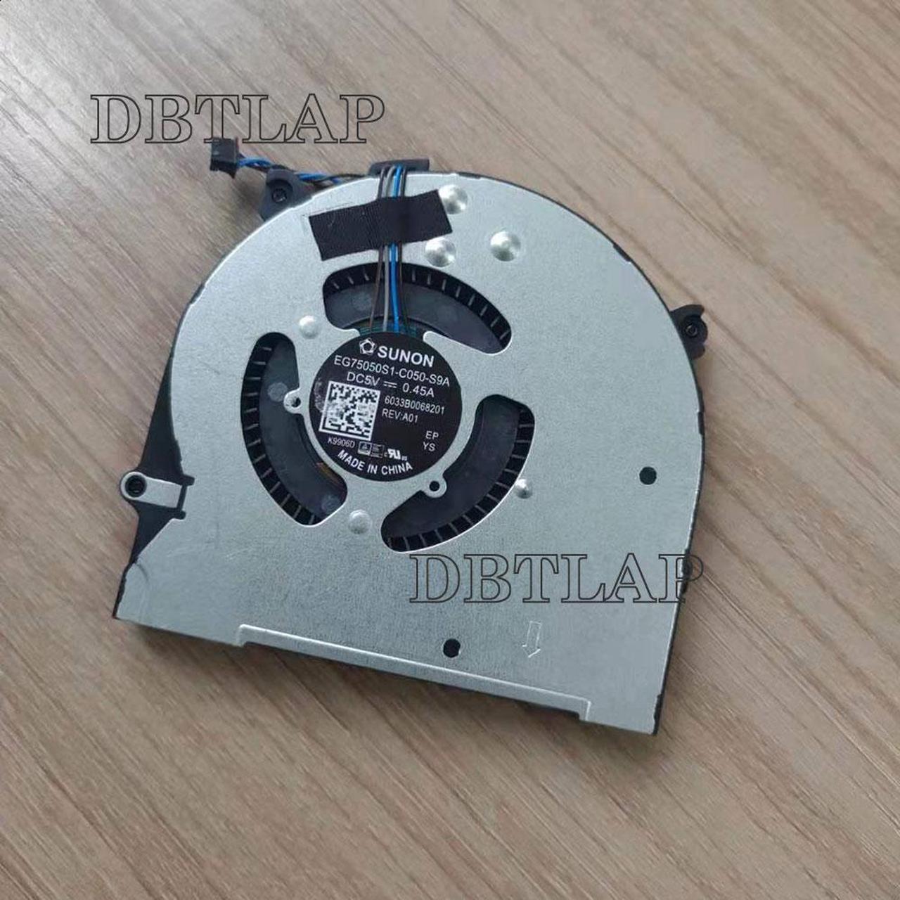 DBTLAP For SUNON EG75050S1-C050-S9A DC5V 0.45A K9608M Notebook 4-Wire Blower Cooling Fan