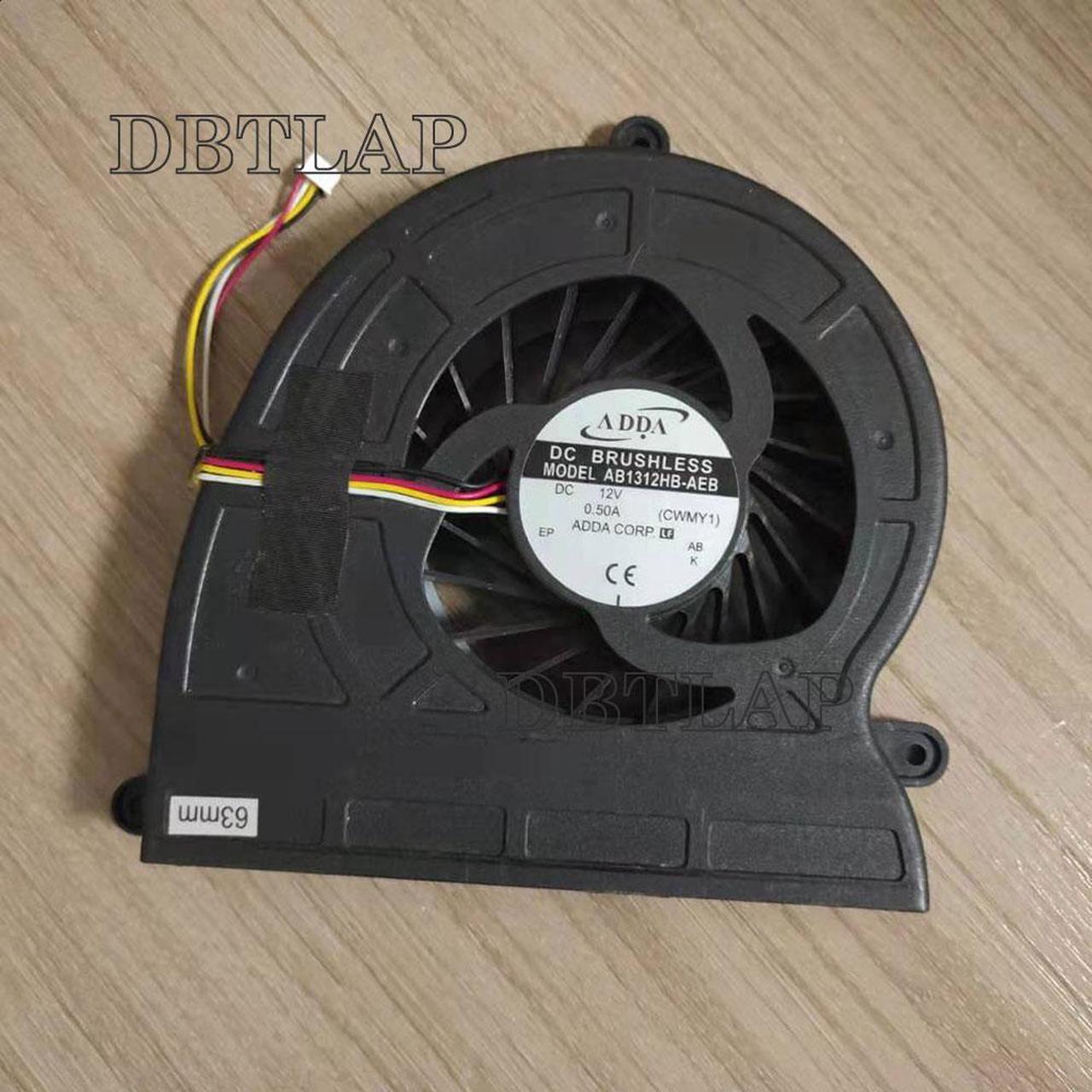 DBTLAP Fan for ADDA AB1312HB-AEB 12V 0.50A CWMY1 4-wire All-in-one Blower Cooling Fan