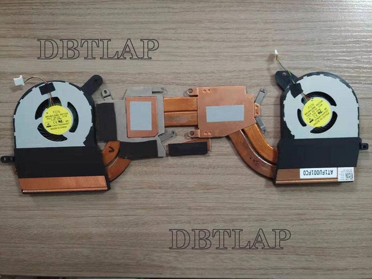 DBTLAP Cooling Fan with Heatsink For Dell DFS1700054N0T DFS481105F20T FGJ7 FGJ6 Heat sink and Fan