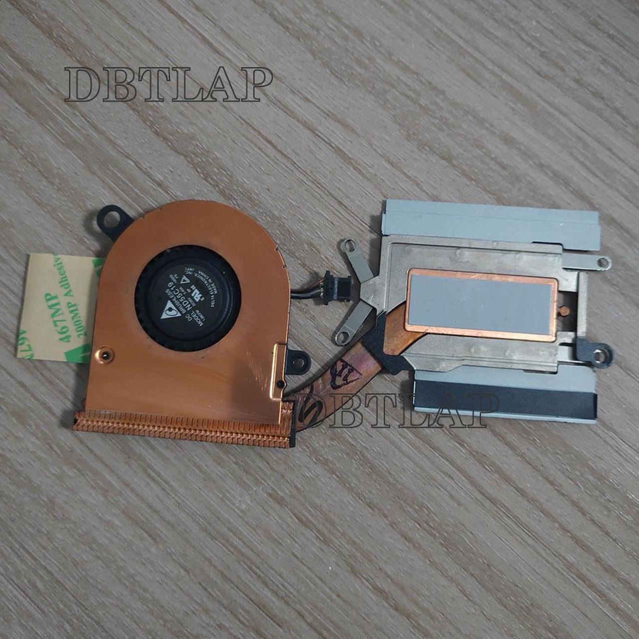 DBTLAP CPU Cooling Fan With Heatsink Compatible For ND55C19-16G02 5V 0.40A Laptop heatsink Cooling fan