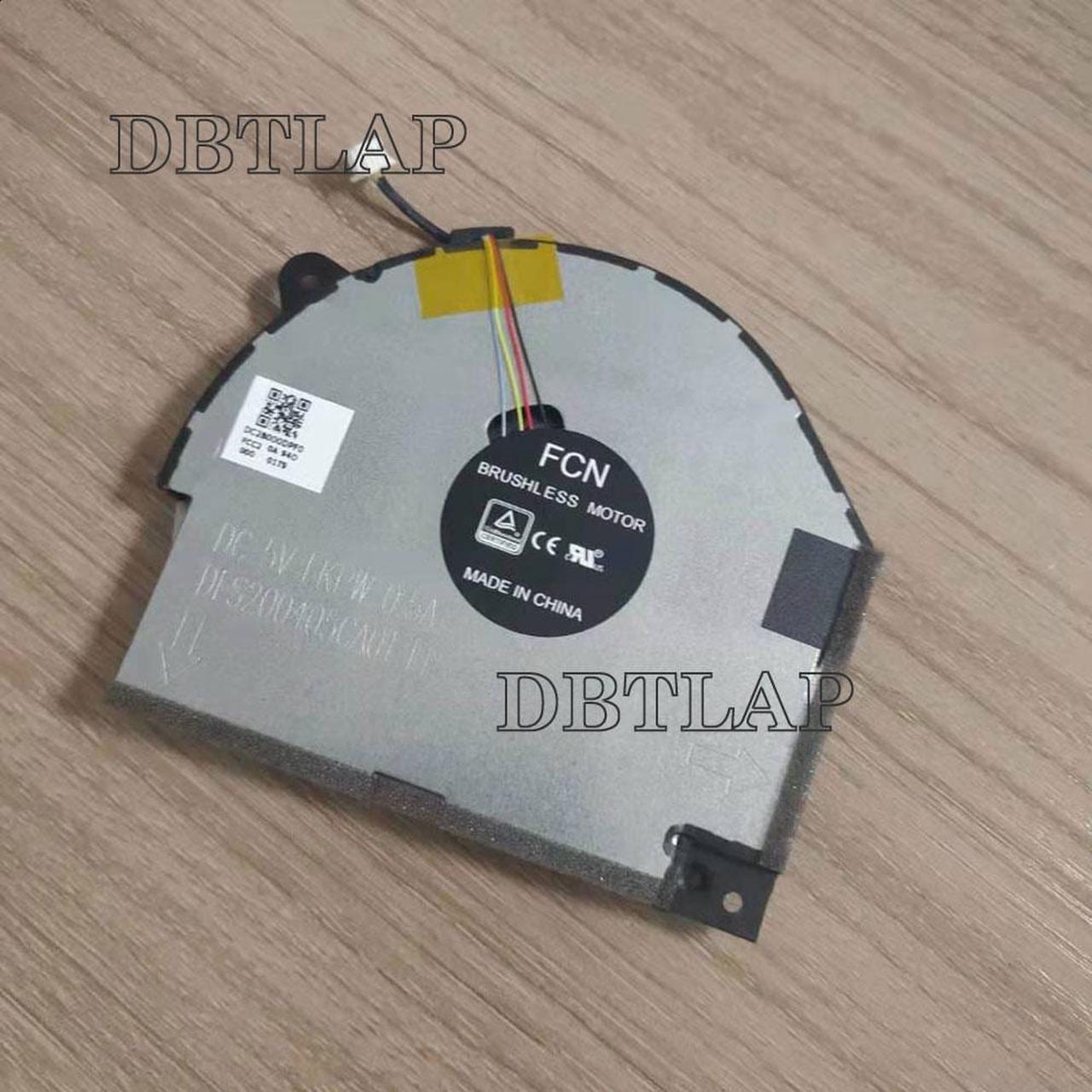 DBTLAP Laptop Cooling Fan For FCN BRUSHLESS DC 5V FKPW 0.5A DFS200405CA0T CPU Fan