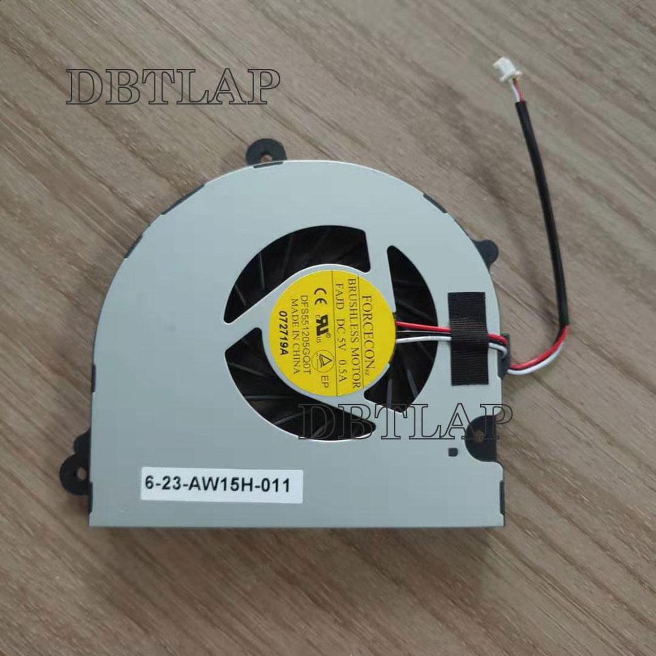 DBTLAP New For CECON CPU Cooling Fan (3-PIN) DFS551205GQ0T FAJD 6-23-AW15H-010