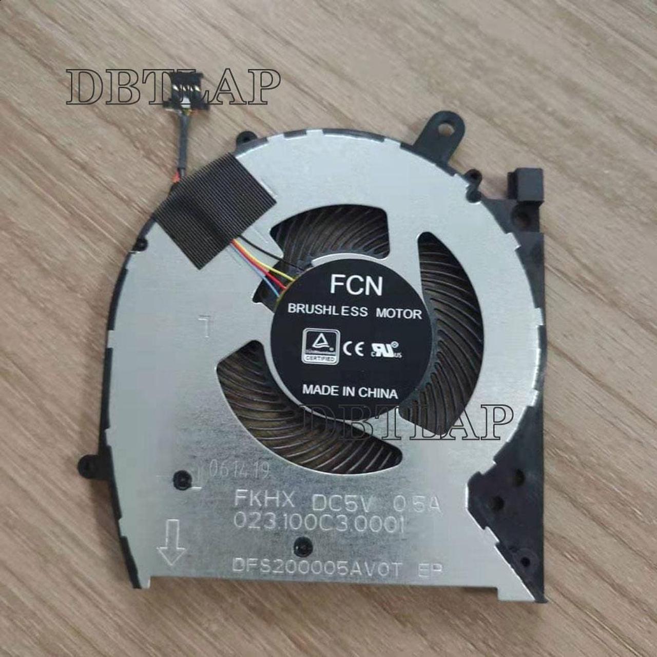 DBTLAP Cooling Fan Compatible For FCN FKJX DC5V 0.5A 023.100C3.0001 DFS200005AV0T EP CPU Cooler Fan