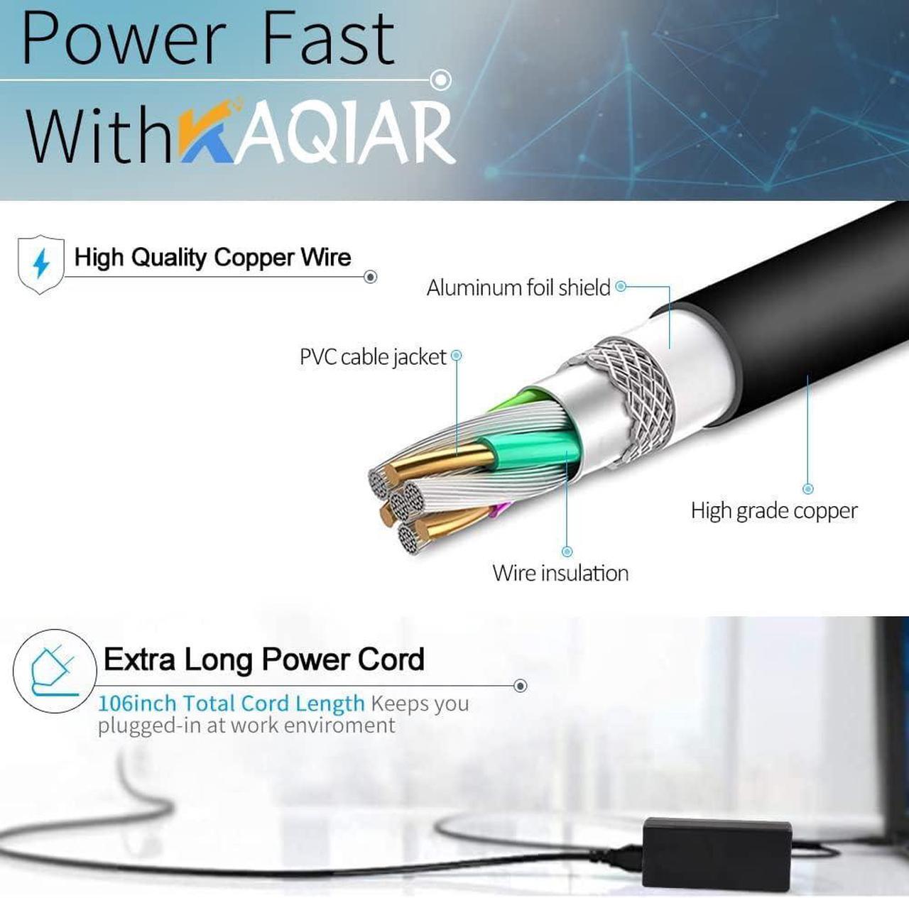 Alt view image 5 of 7 - New 19V 7.1A 135W AC Adapter Laptop Charger for HP Compaq 6515b 6910p 8510p 8510w 391174-001 384023 481420-001 DC7800 DC7900 Compaq Elite 8000 8200 8300 Power Supply Cord [7.4mm5.0mm]