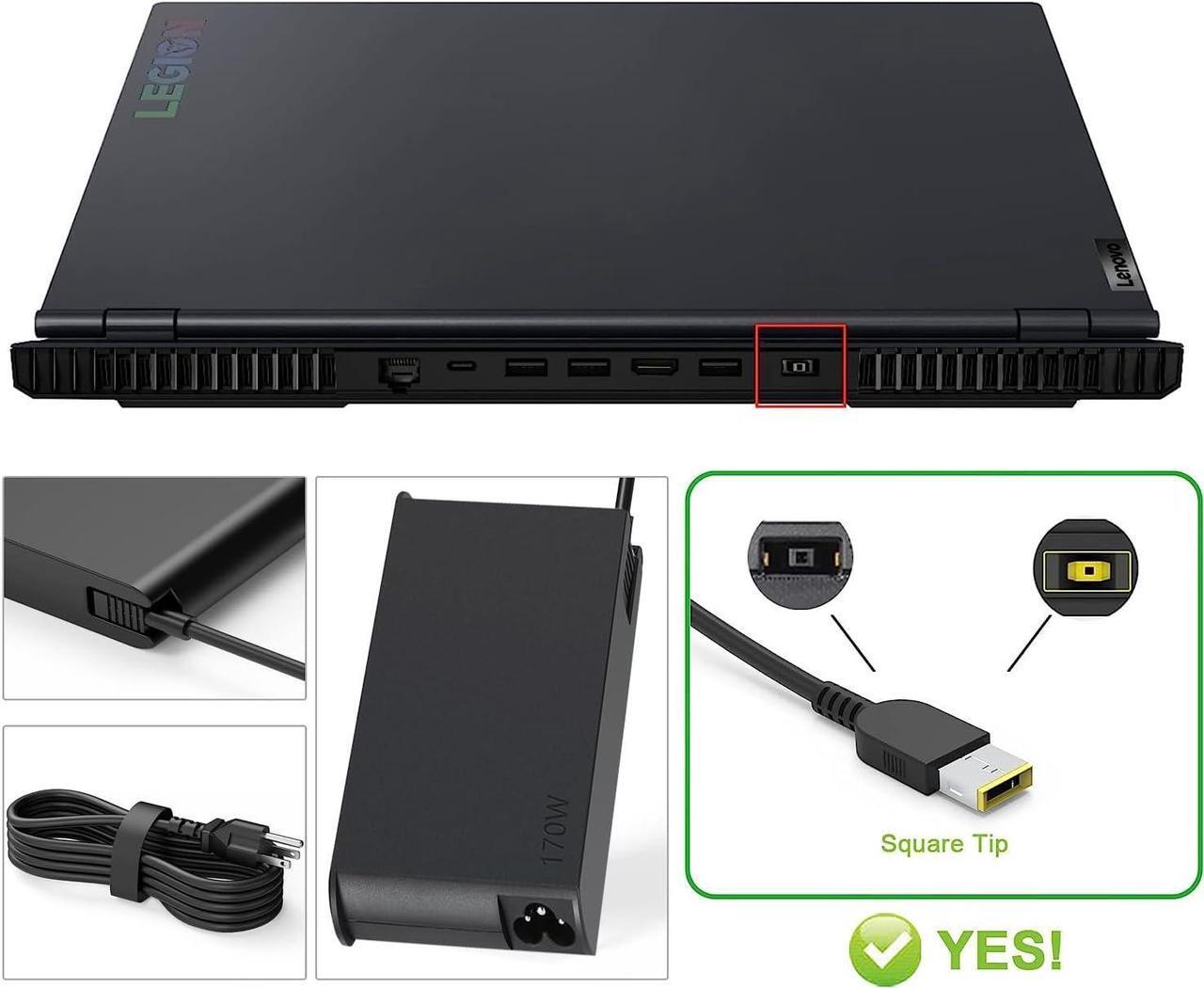 Alt view image 5 of 5 - New 20V 8.5A 170W SlimC Adapter for Lenovo ThinkPad P73 P53 P70 P71 R7000 G5000 W540 Legion Y7000 Y7000P Y9000K Y520-15 R720 Y520 SA10R16886 02DL140 ADL170SCC3A 4X20S56697- Laptop Power Supply