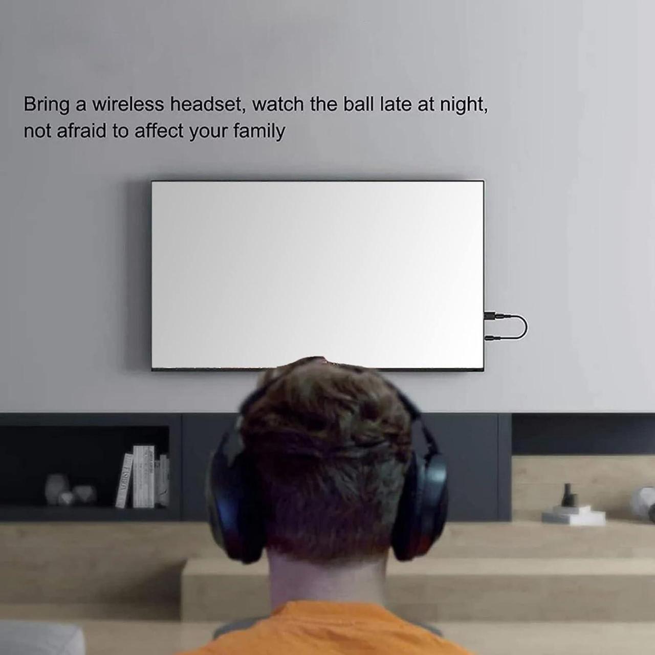 Alt view image 6 of 7 - Bluetooth Transmitter, 4 in 1 USB Bluetooth5.0 Receiver Clear Sound Quality Plug and Play Stable Transmission Audio Adapter