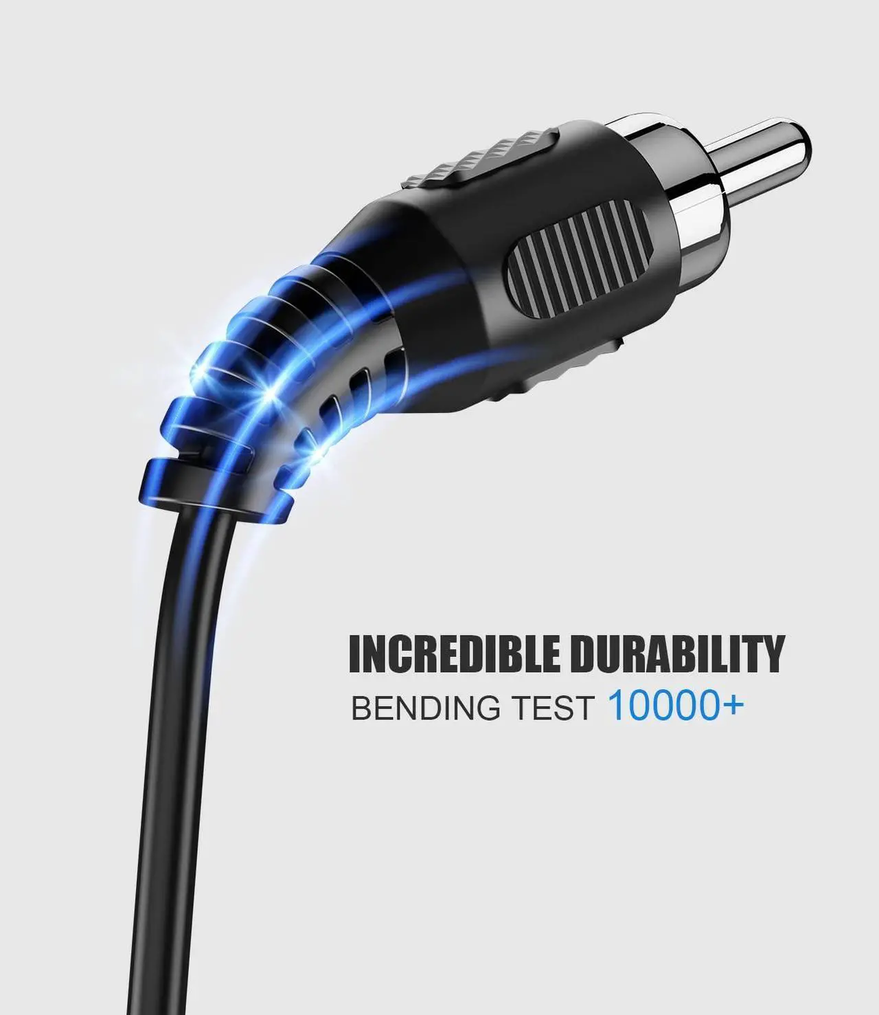 Alt view image 5 of 6 - RCA to Bare Wire Speaker Cable 2 Pack Speaker Bare Wire Cables to RCA Plugs Adapter Repair Speaker Cord for Speakers Amplifier Audio Video AV Receivers- DIY 2m line