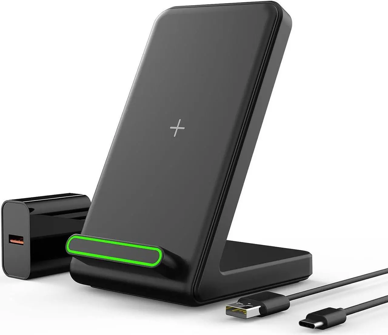Main image of Wireless Charger Wireless Phone Charger Samsung S22/S21/S20/S10/S9 +/Ultra Note 20/10/9 Wireless Charging Stand for iPhone 14/13/12 Pro Max/Pro/Mini SE 11 X XR XS MAX X 8 Plus (Adapter Included)