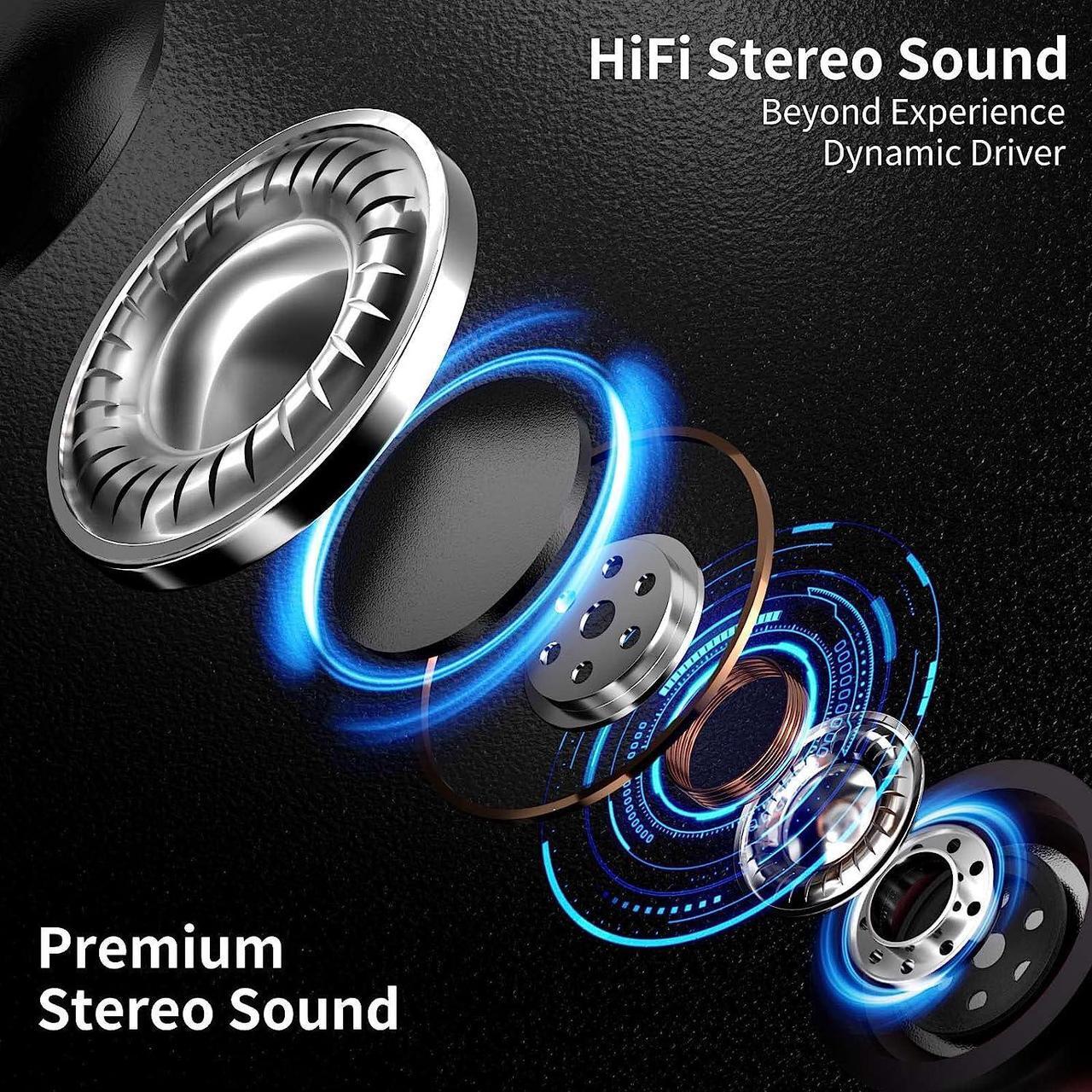 Alt view image 3 of 7 - 3.5mm Jack Earbuds Magnetic Wired Earphone for Samsung Galaxy A14 A13 A03 Core S10 S10e in-Ear Headphone Noise Canceling HiFi Stereo Audio Corded Headset for iPhone 6 6s 5 Moto G Stylus Pure Black+Red