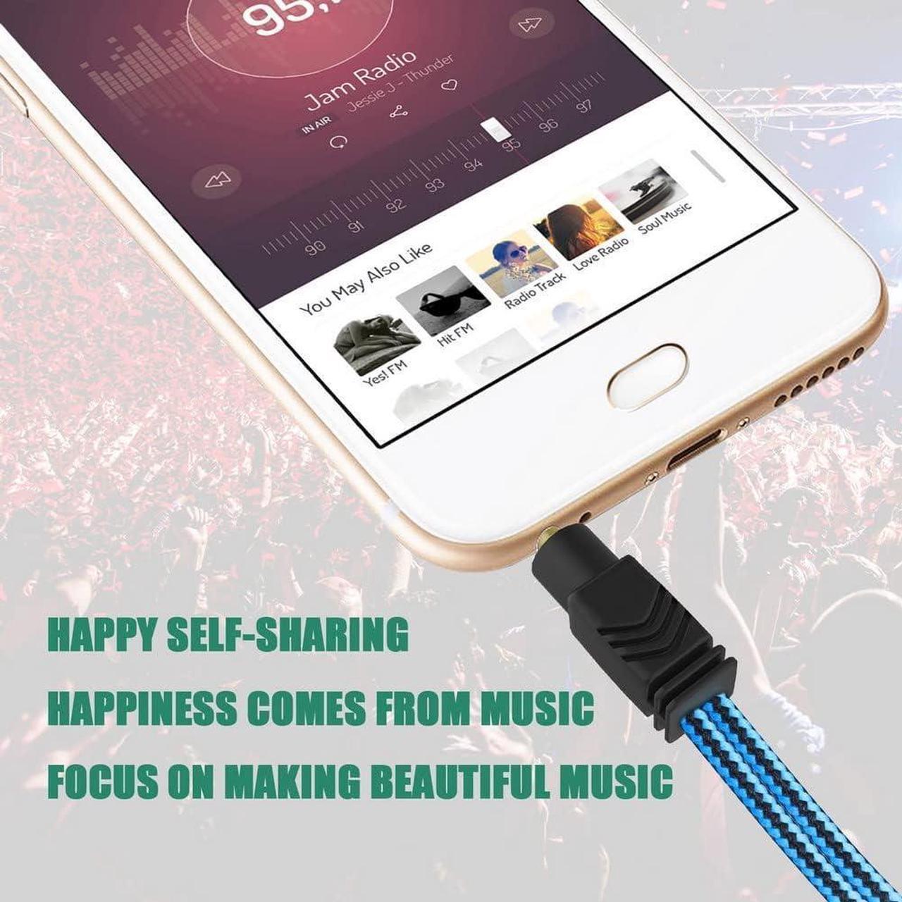 Alt view image 5 of 7 - Headphone Splitter for 2 Headphones 2 Way 3.5mm Adapter Aux Cable Mini Jack Male to Dual Female Stereo Audio Y Splitter Couple Adapter Compatible with iPad iPhone iPod MacBook PC Amplifier Speaker