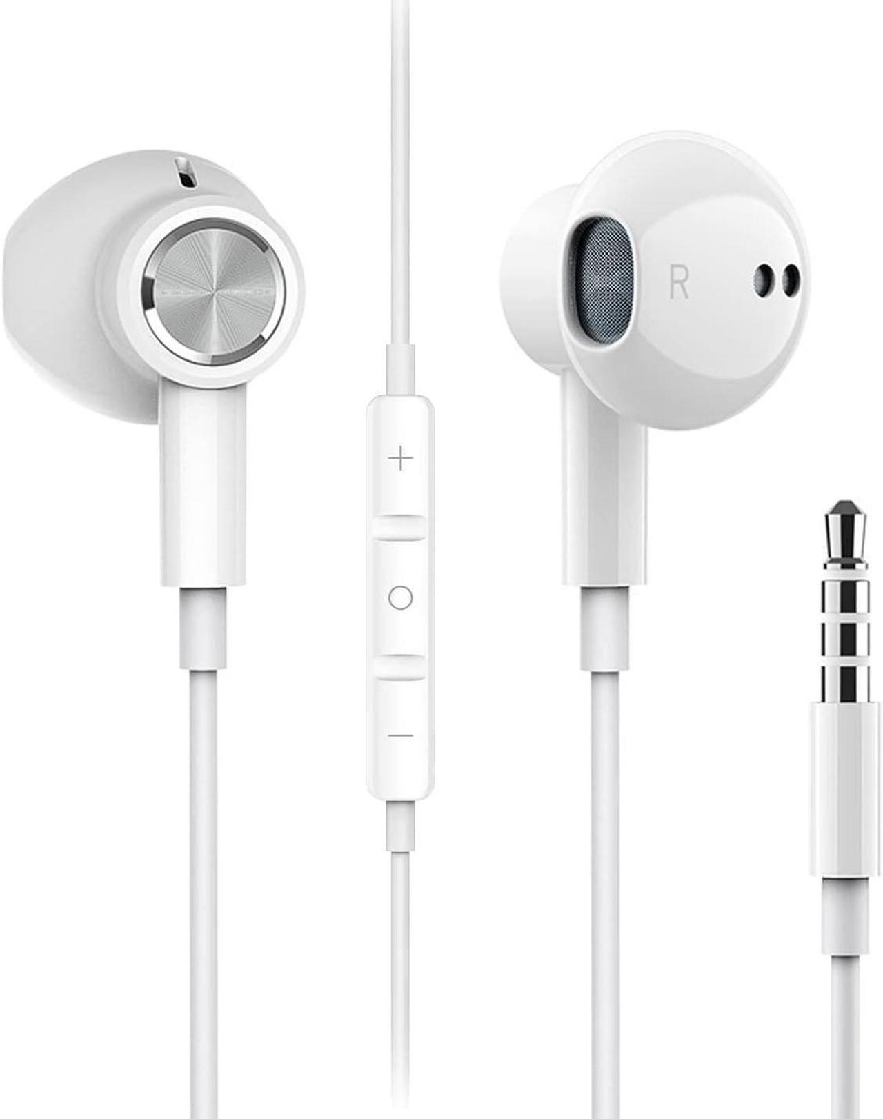 Main image of Wired Earbuds Wired Earphones with Microphone and Volume Control in-Ear Headphones HiFi Stereo Powerful Bass and Crystal Clear Audio Compatible with iPhone iPad Android PC Most with 3.5mm Jack