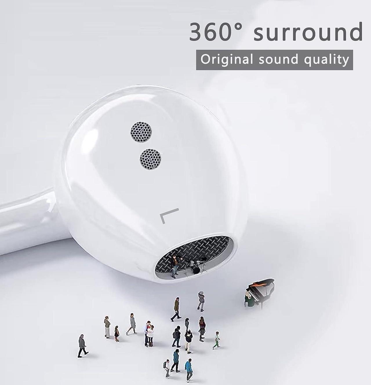 Alt view image 5 of 7 - Wired Earbuds Wired Earphones with Microphone and Volume Control in-Ear Headphones HiFi Stereo Powerful Bass and Crystal Clear Audio Compatible with iPhone iPad Android PC Most with 3.5mm Jack