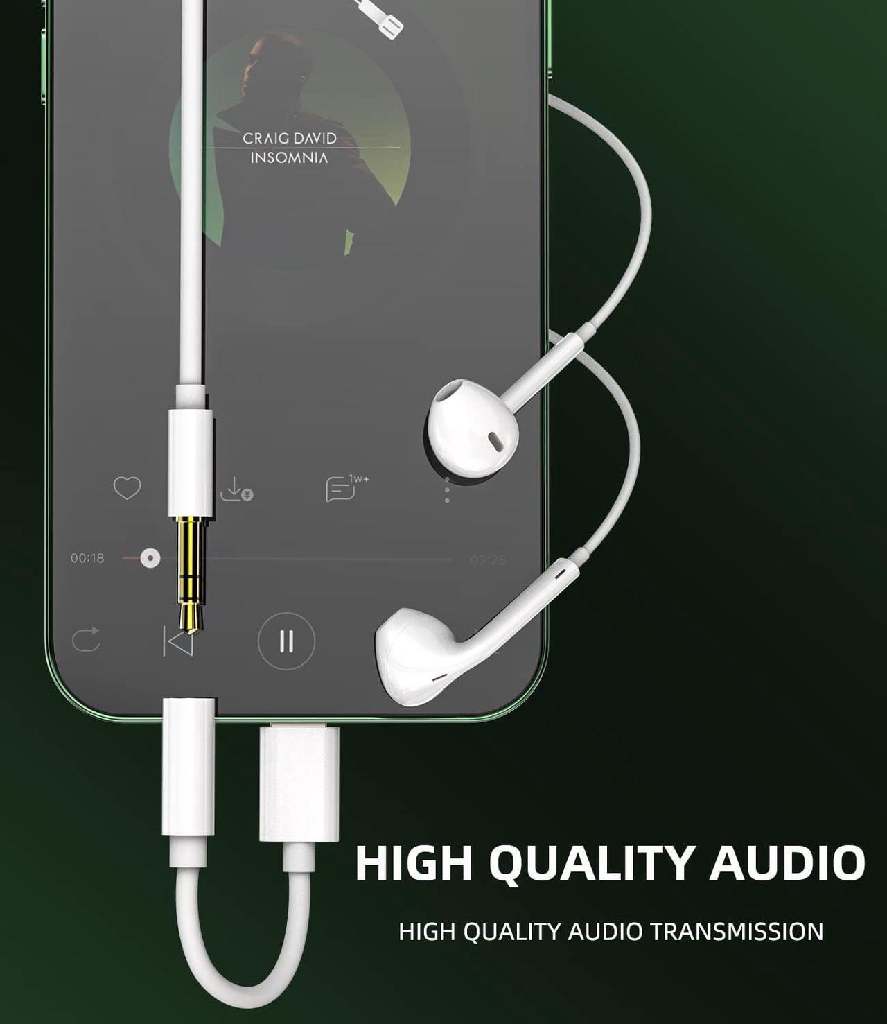 Alt view image 7 of 7 - USB-C to 3.5mm Adapter DAC Headphone Dongle(3pack)AUX Cable Connector Type C Audio Jack Cord Splitter Compatible for Samsung Galaxy S22 S21 S20 FE Ultra Note10 S9 Z Flip LG Google Pixel I Pad Air4 Pro
