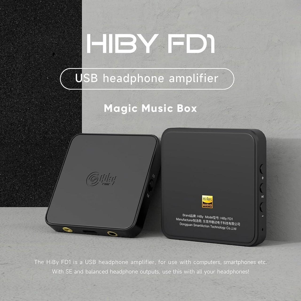 Alt view image 2 of 7 - FD1 hi res USB c dac amp Portable dac Headphone amp Mini dac dongle with Balanced Headphone Output for iPhone/Android/iOS/Mac/Windows
