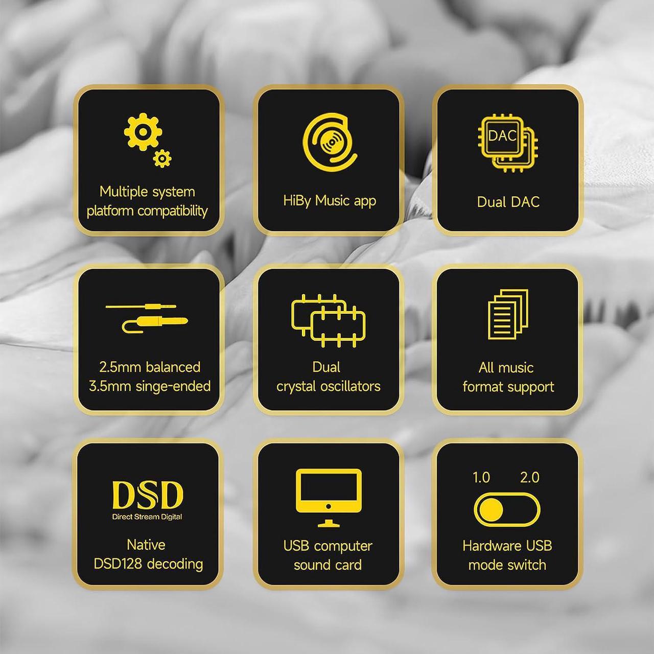 Alt view image 3 of 7 - FD1 hi res USB c dac amp Portable dac Headphone amp Mini dac dongle with Balanced Headphone Output for iPhone/Android/iOS/Mac/Windows